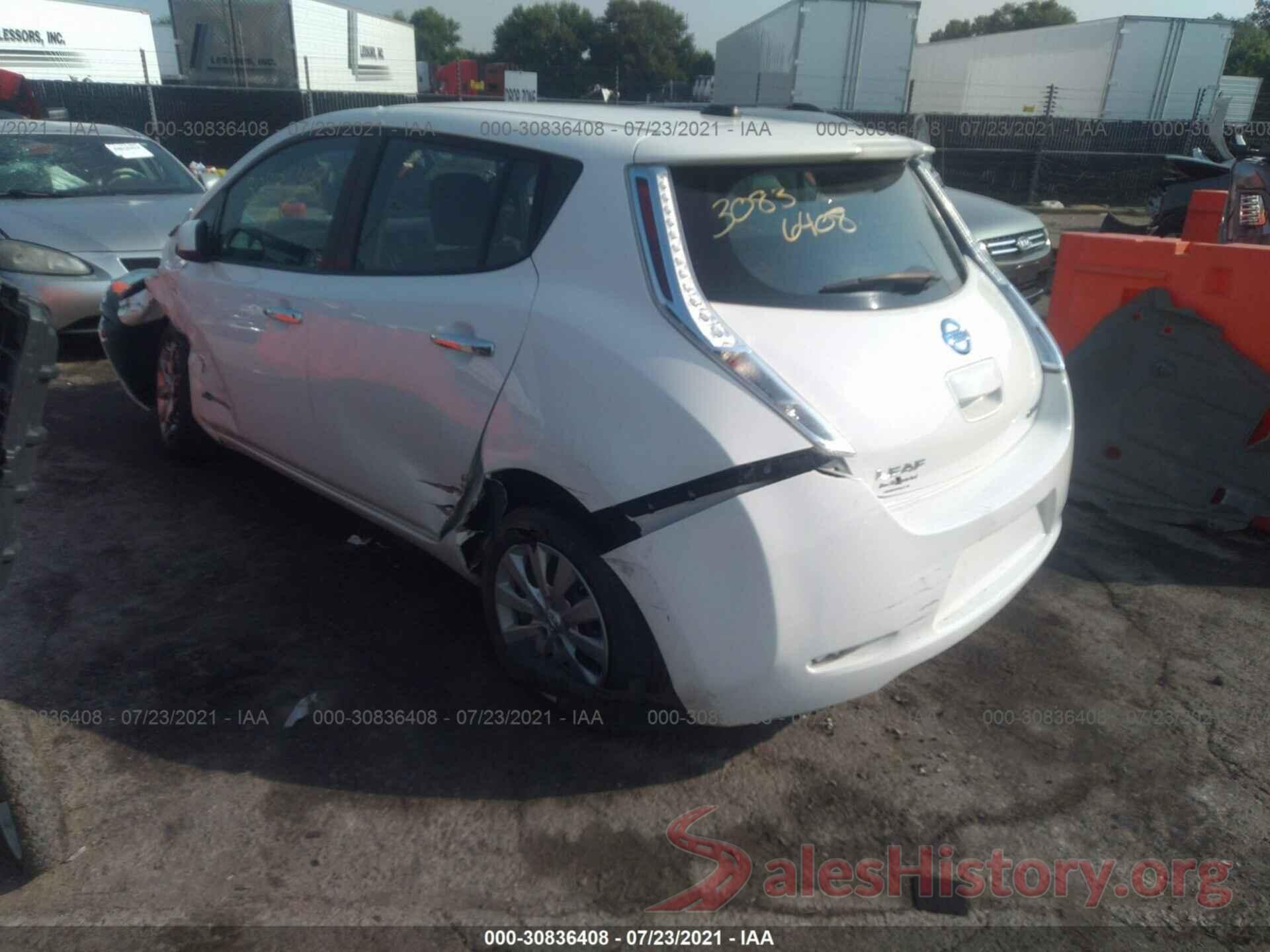 1N4AZ0CP6DC412310 2013 NISSAN LEAF