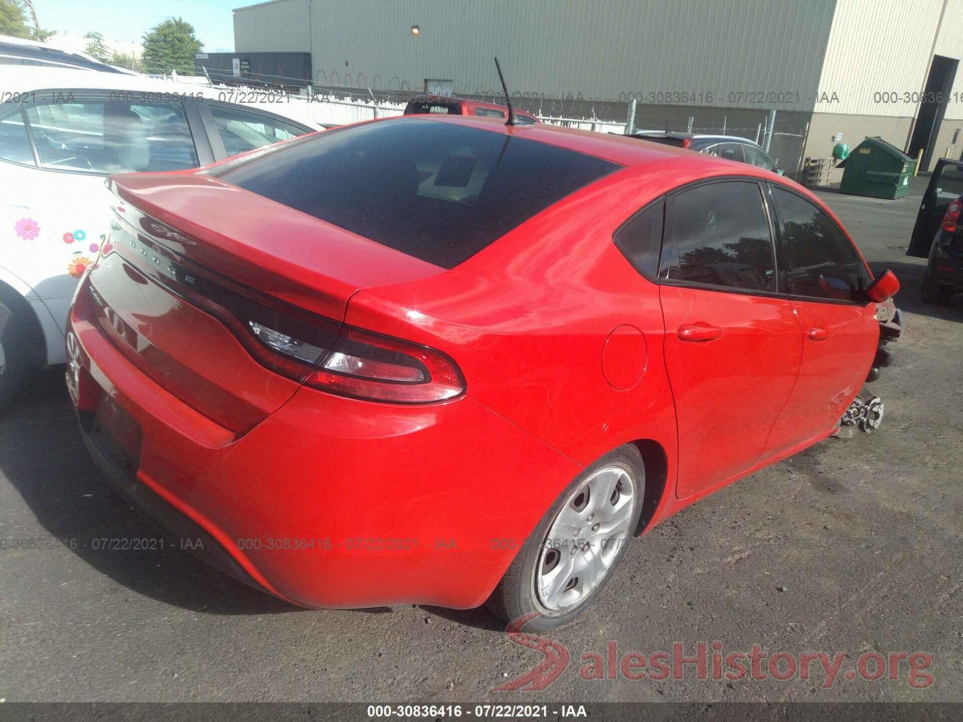 1C3CDFAAXGD736964 2016 DODGE DART