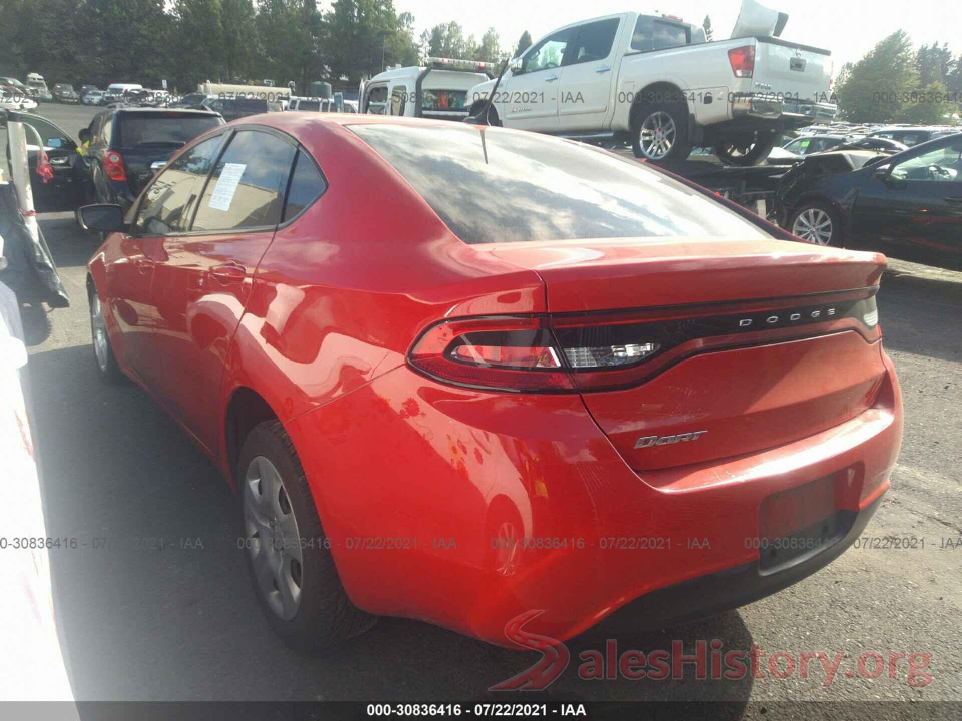 1C3CDFAAXGD736964 2016 DODGE DART