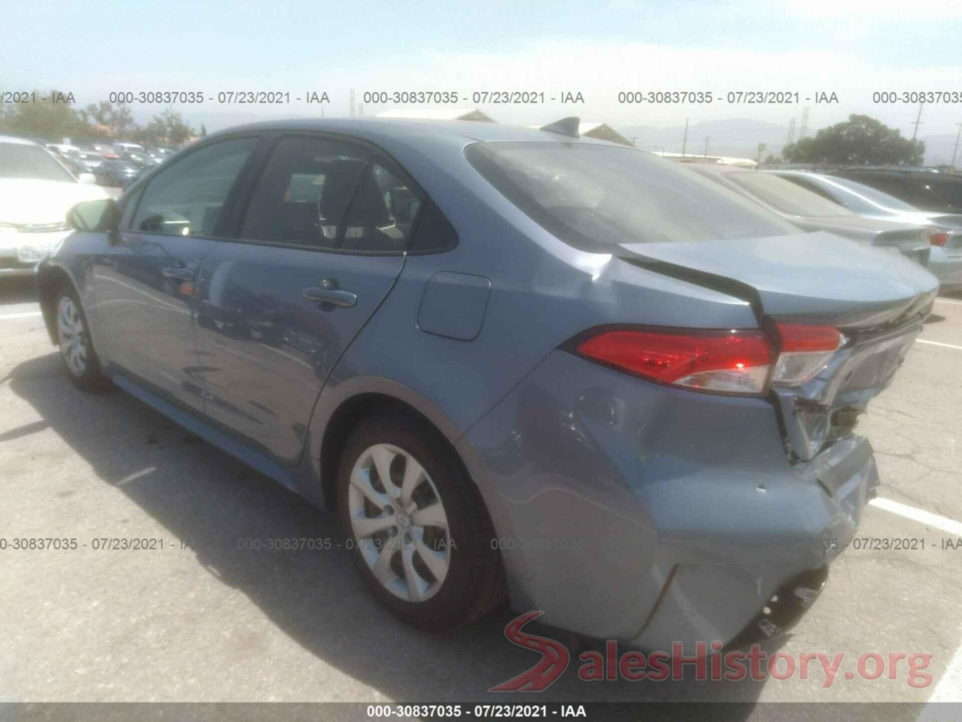 JTDEPMAE2MJ189026 2021 TOYOTA COROLLA