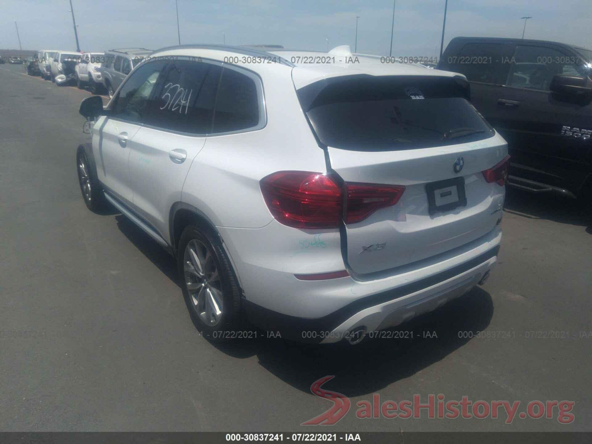 5UXTR7C54KLR50137 2019 BMW X3