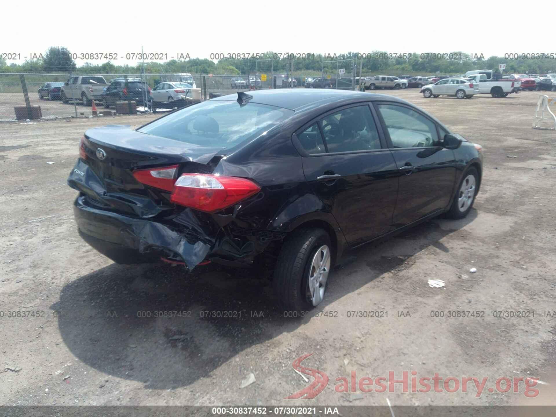 KNAFK4A67G5532967 2016 KIA FORTE