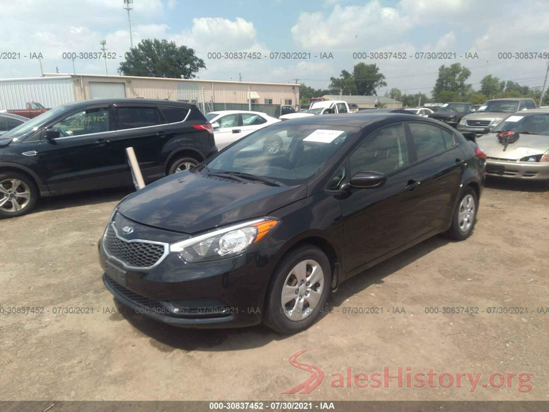 KNAFK4A67G5532967 2016 KIA FORTE