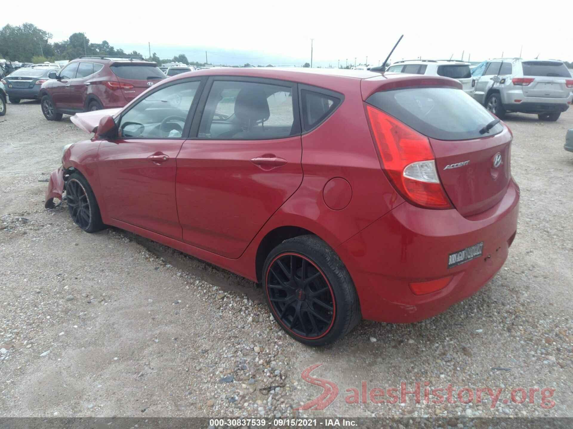 KMHCT5AE8GU278476 2016 HYUNDAI ACCENT