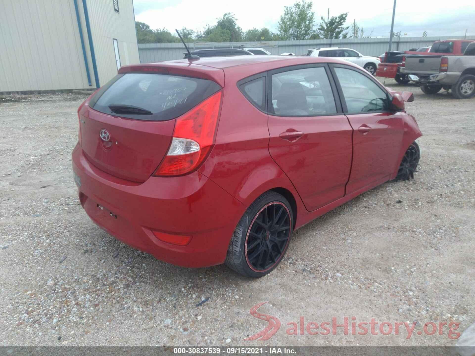 KMHCT5AE8GU278476 2016 HYUNDAI ACCENT