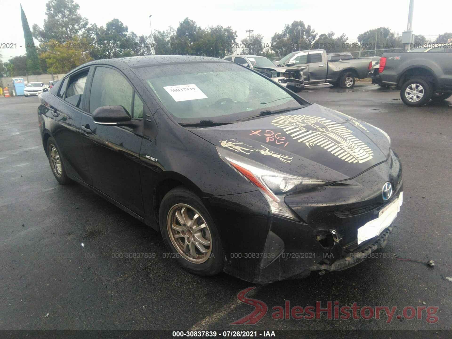 JTDKBRFU4G3009536 2016 TOYOTA PRIUS