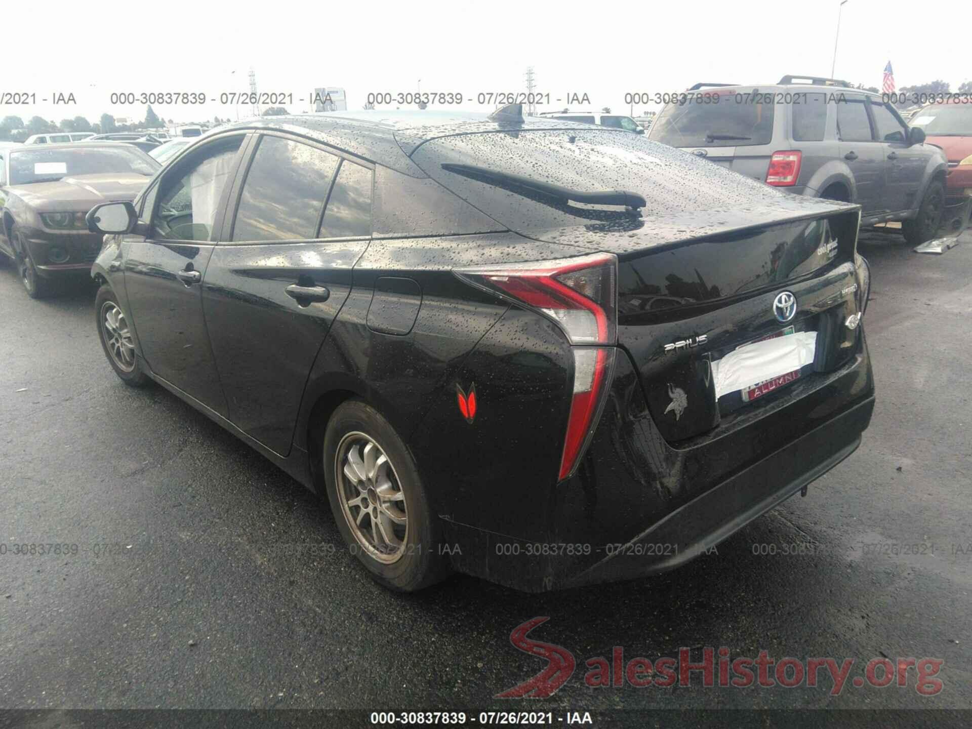 JTDKBRFU4G3009536 2016 TOYOTA PRIUS