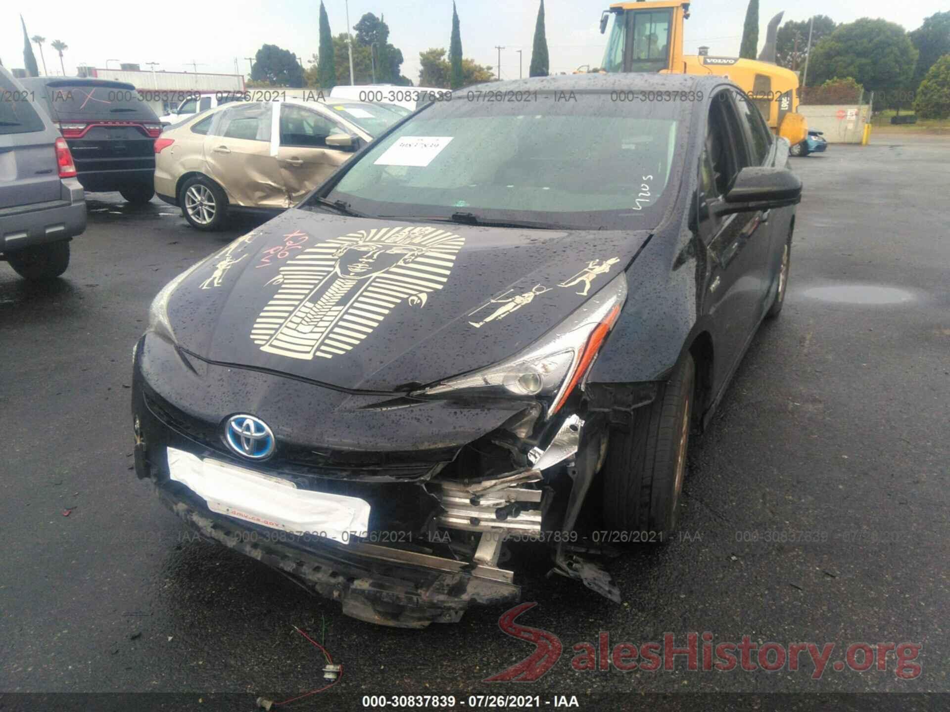 JTDKBRFU4G3009536 2016 TOYOTA PRIUS