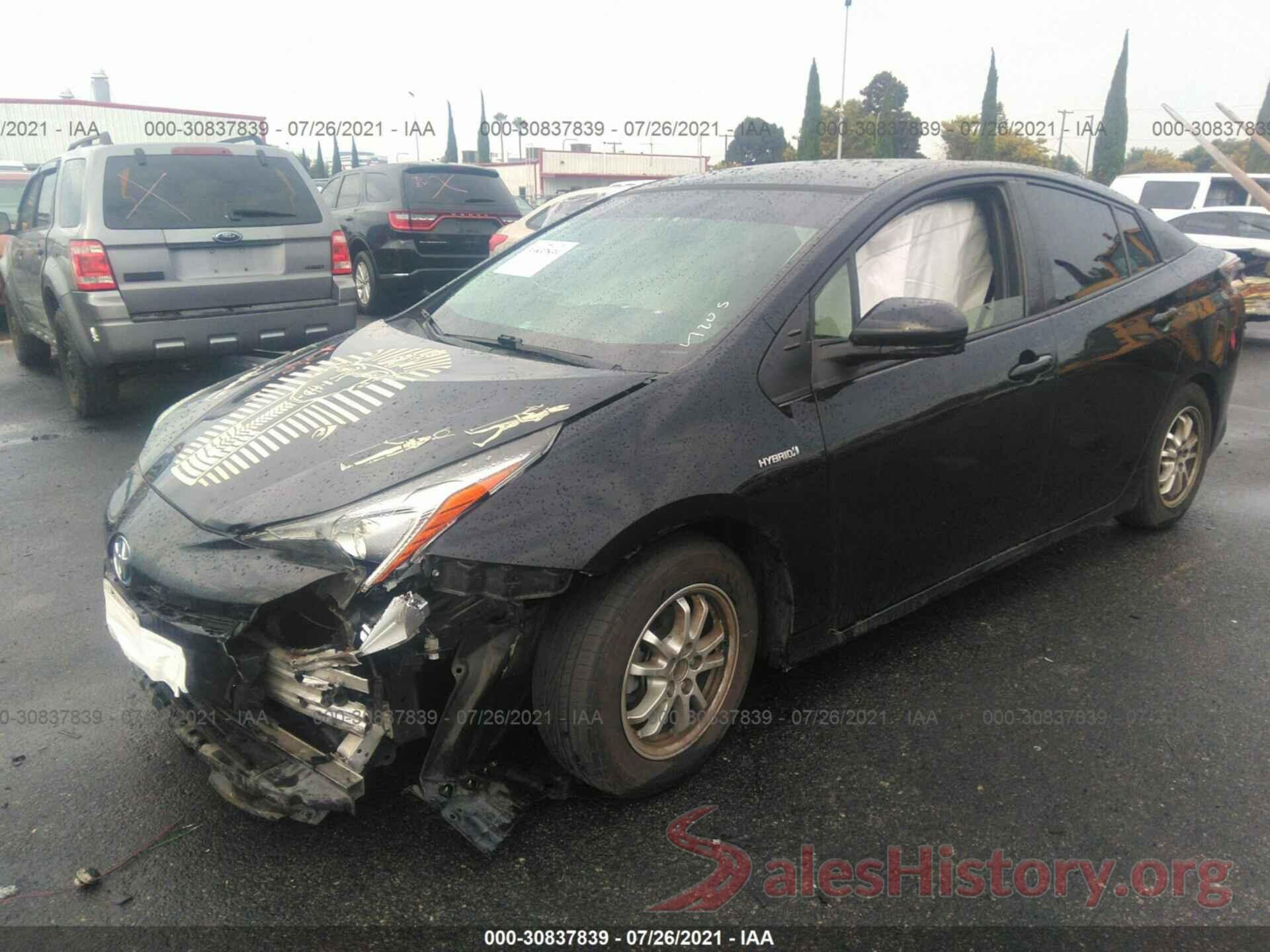 JTDKBRFU4G3009536 2016 TOYOTA PRIUS