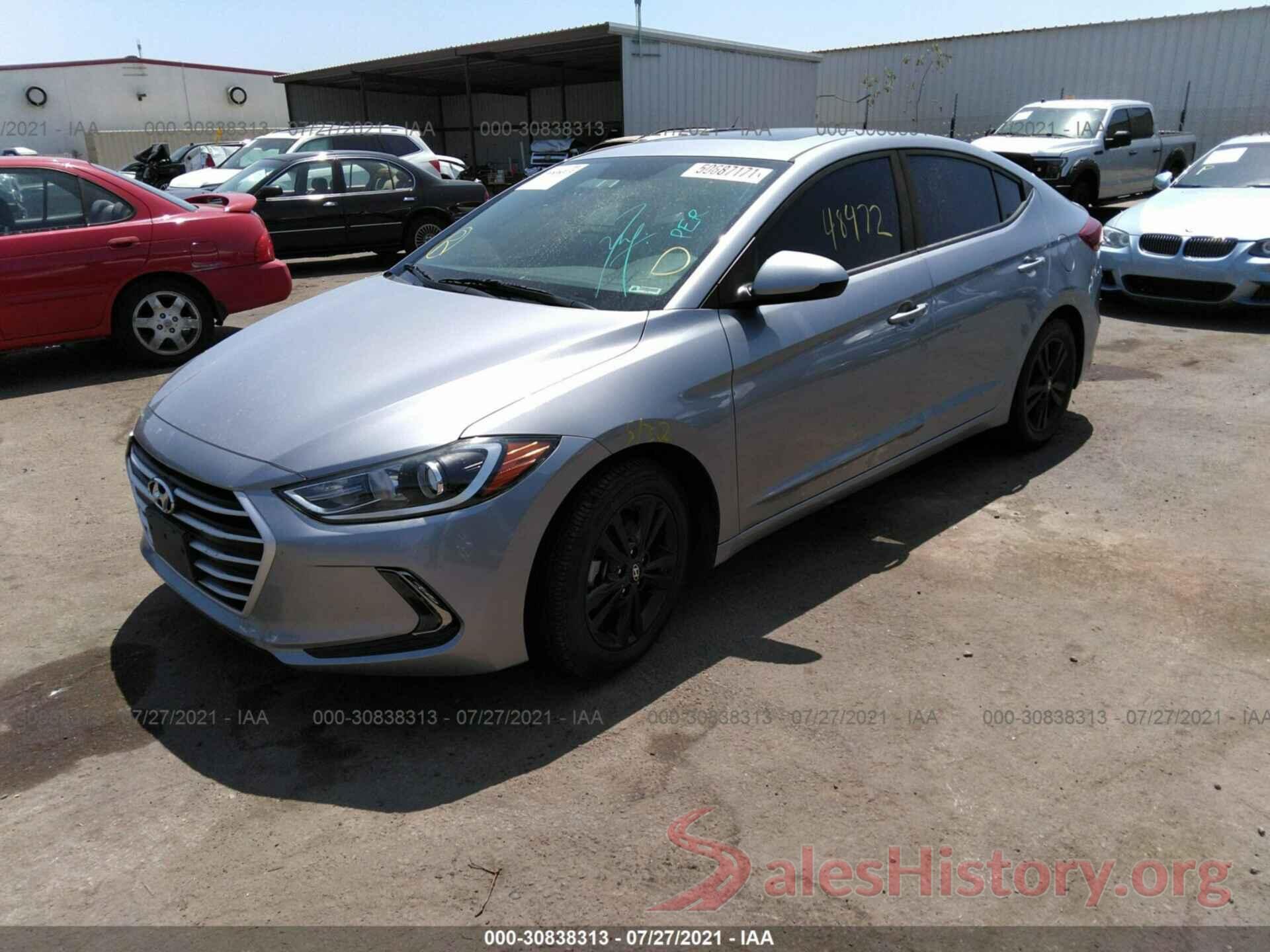 5NPD84LF8HH170171 2017 HYUNDAI ELANTRA