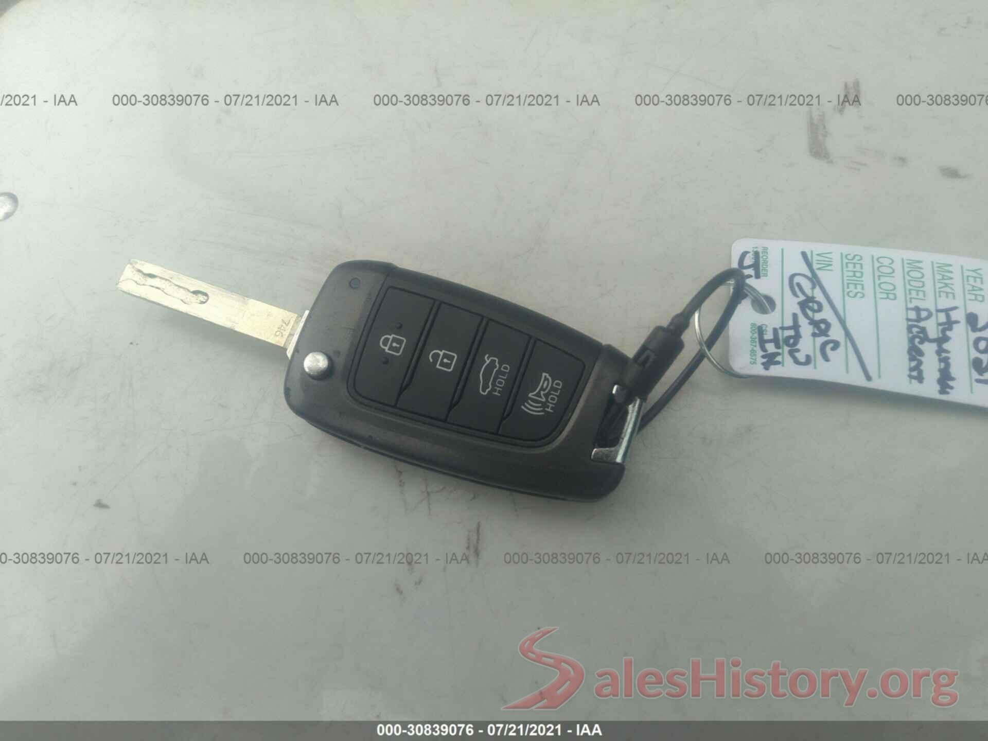 3KPC24A65ME131097 2021 HYUNDAI ACCENT