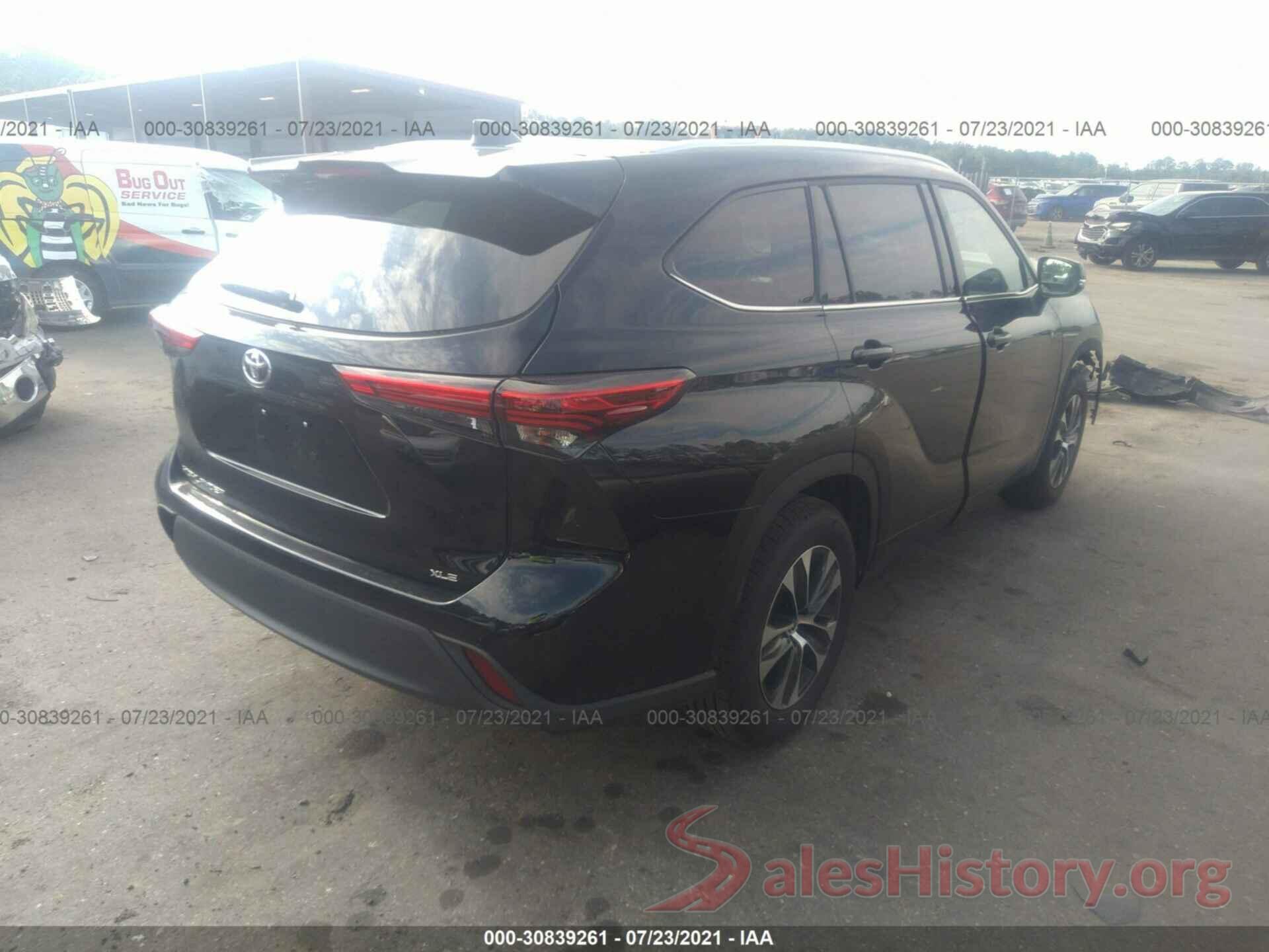 5TDGZRAH8MS058048 2021 TOYOTA HIGHLANDER