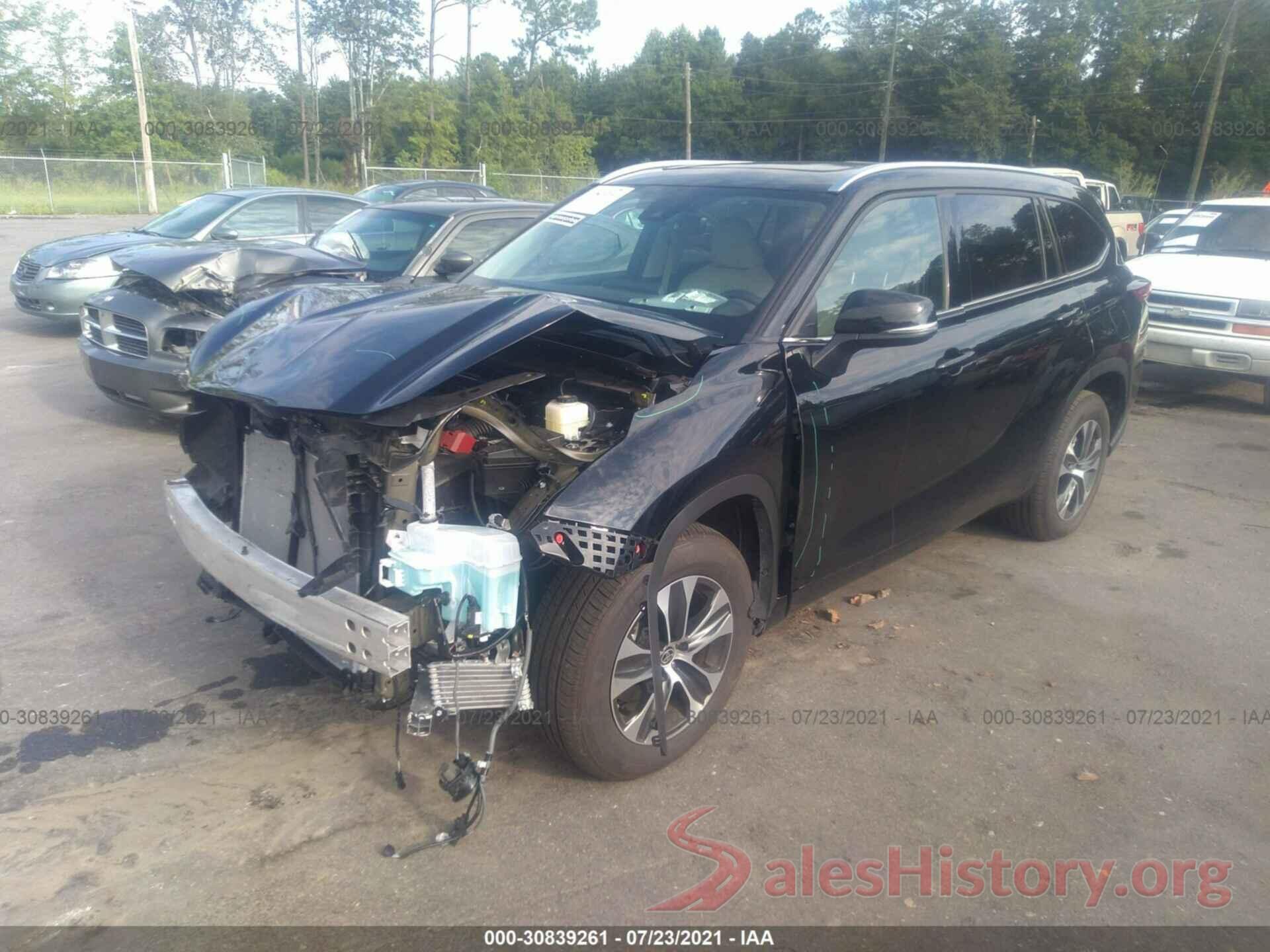 5TDGZRAH8MS058048 2021 TOYOTA HIGHLANDER