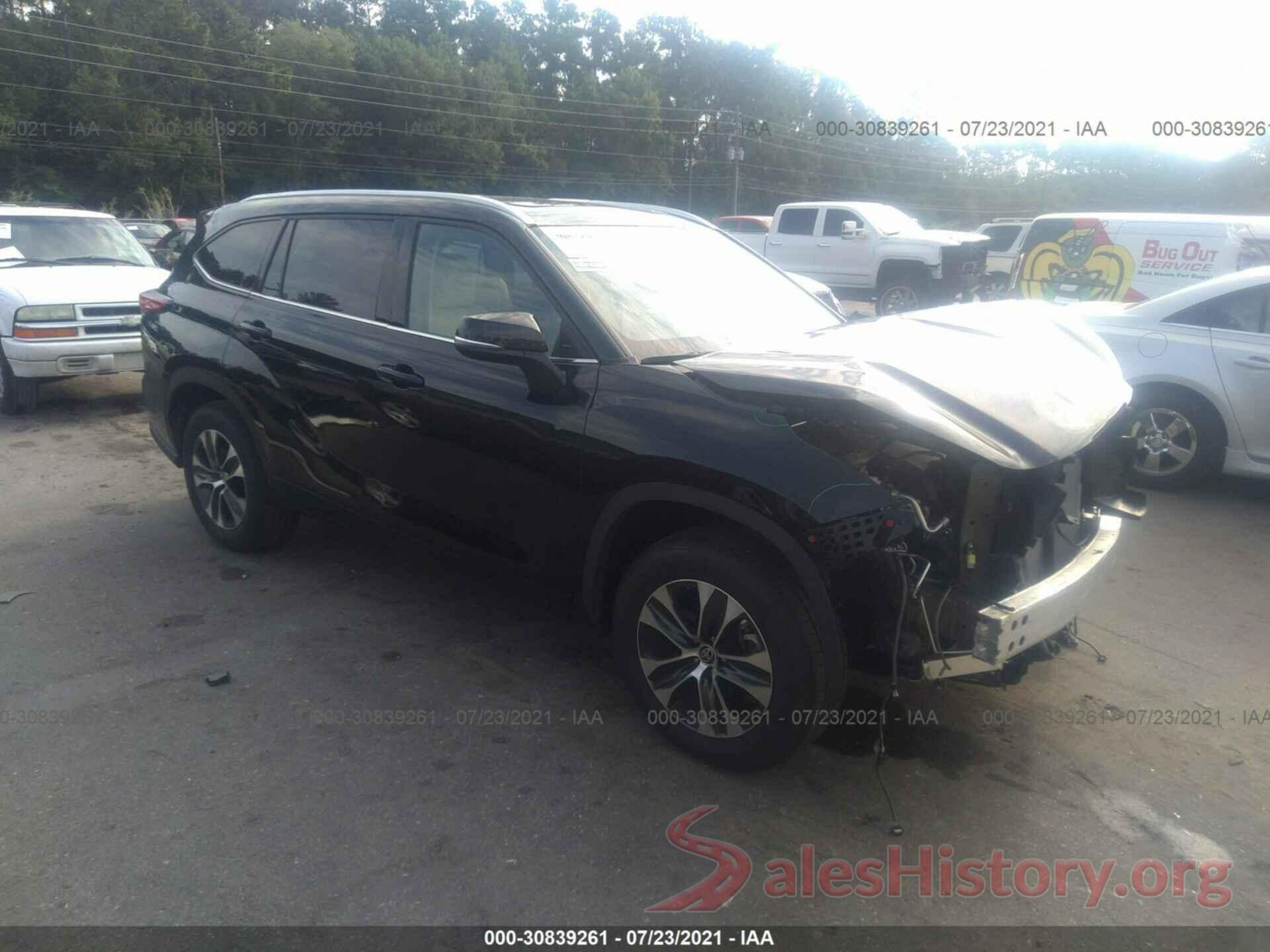 5TDGZRAH8MS058048 2021 TOYOTA HIGHLANDER