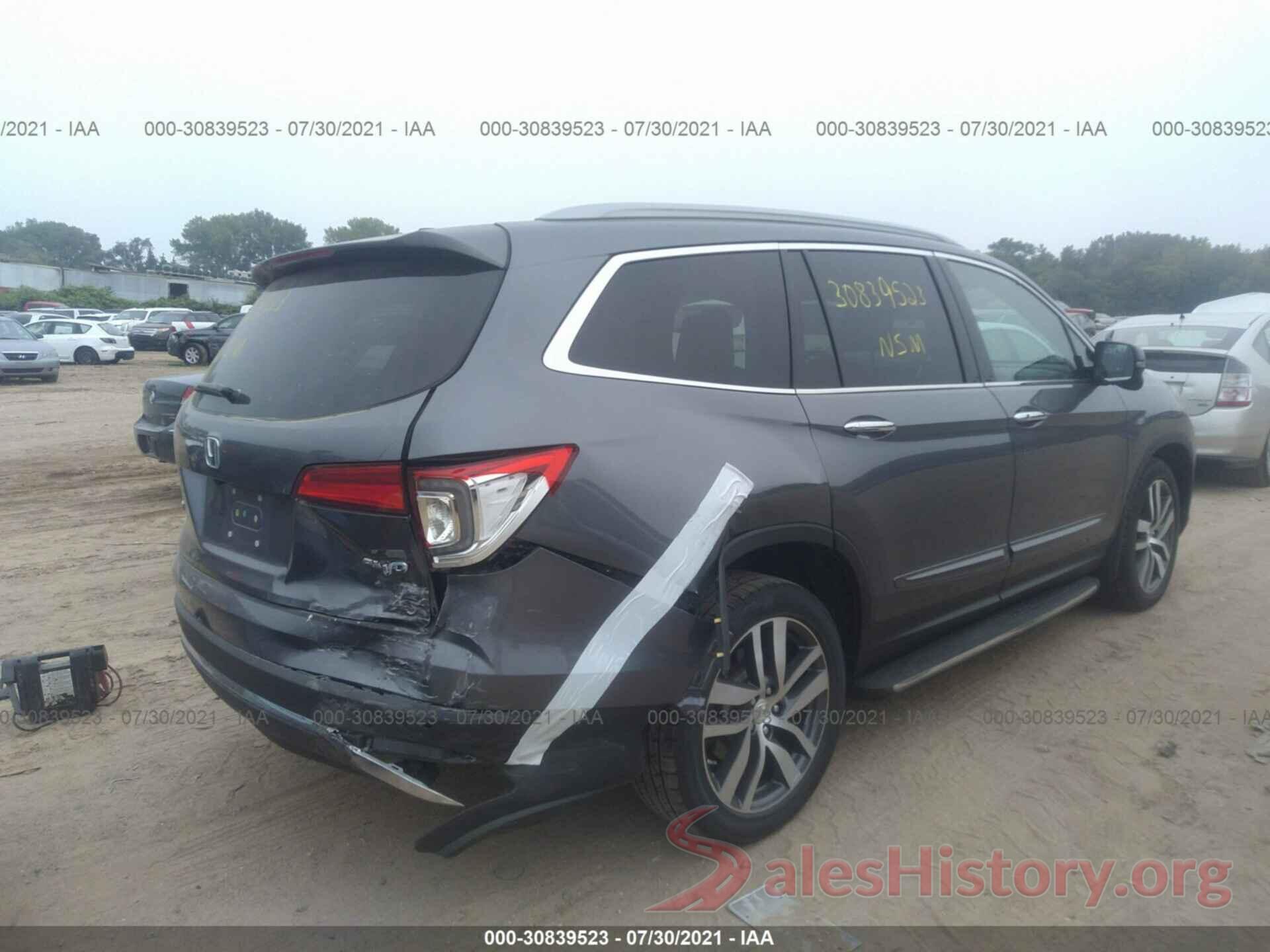 5FNYF6H99GB103730 2016 HONDA PILOT