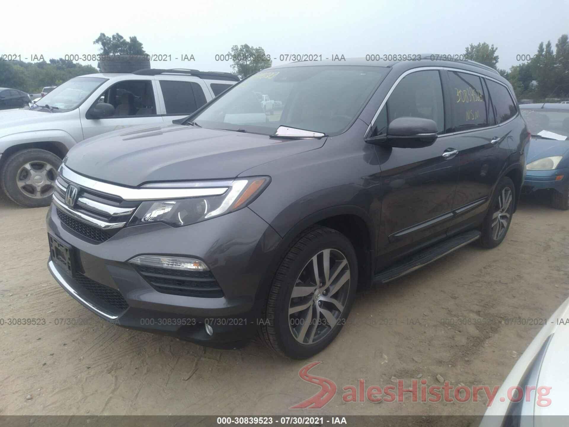 5FNYF6H99GB103730 2016 HONDA PILOT