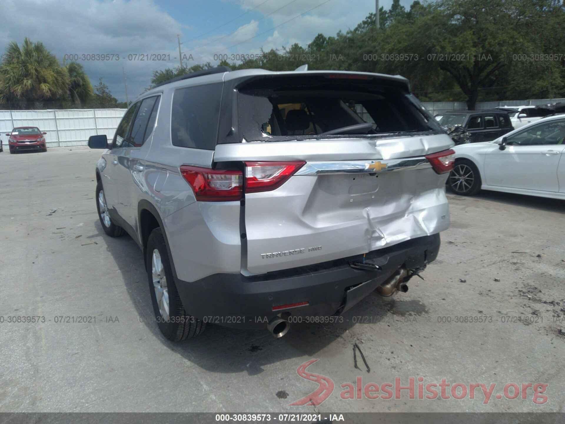 1GNEVGKW1MJ201656 2021 CHEVROLET TRAVERSE