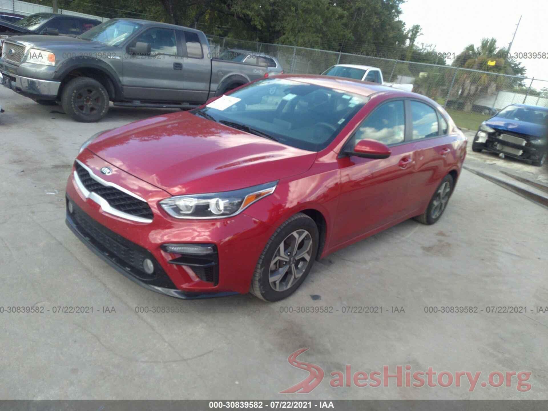 3KPF24AD3LE141900 2020 KIA FORTE