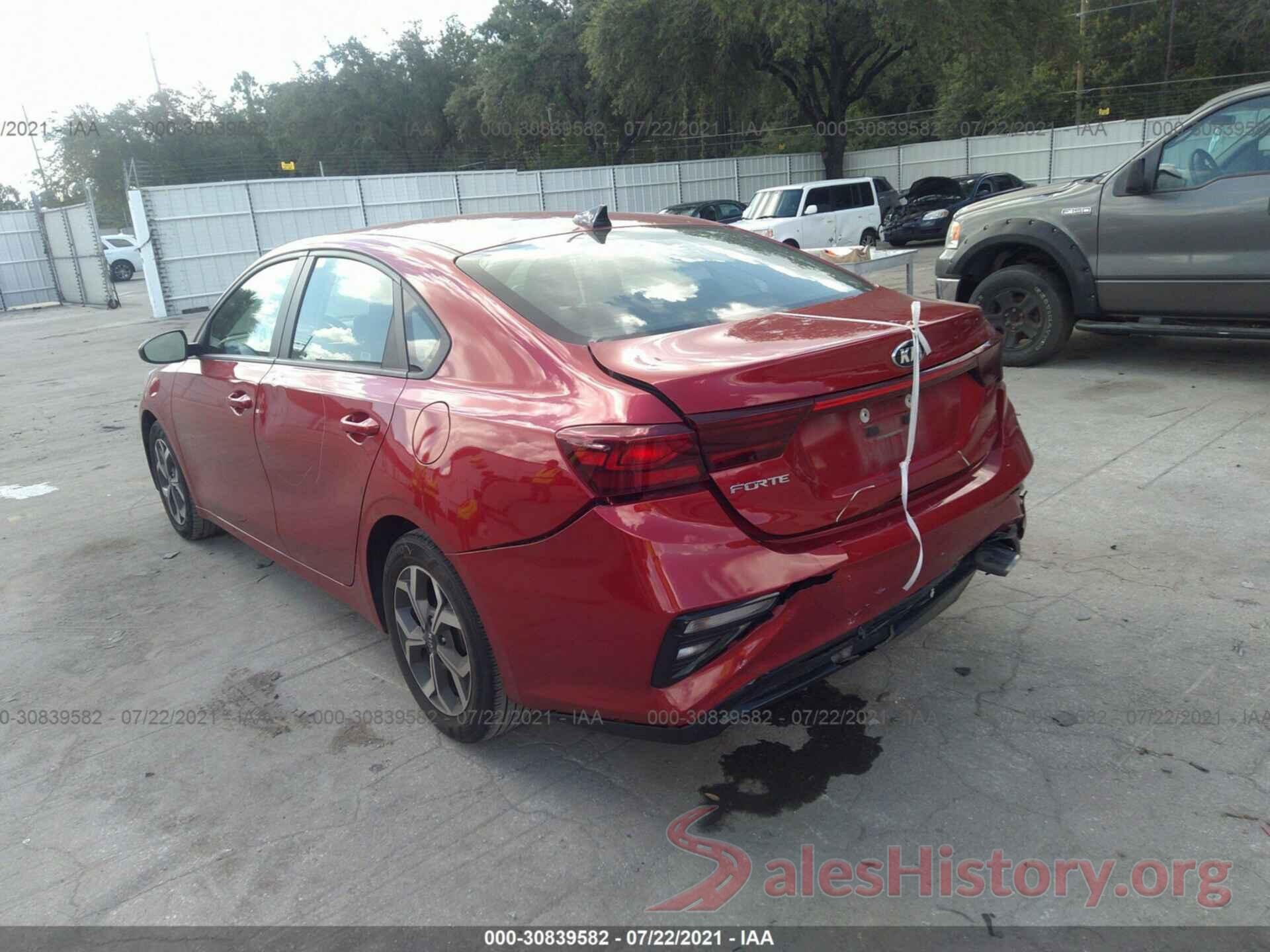 3KPF24AD3LE141900 2020 KIA FORTE