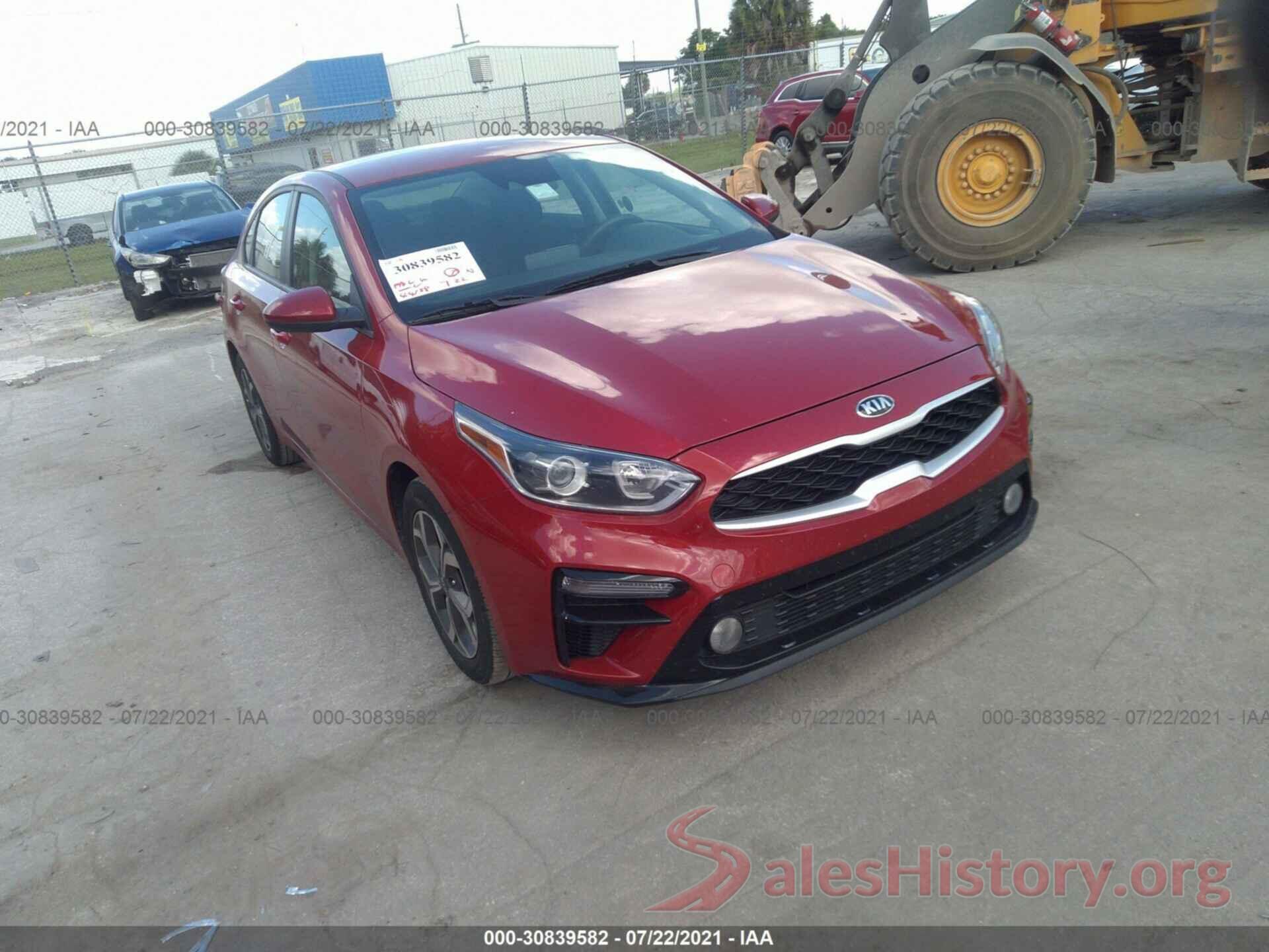 3KPF24AD3LE141900 2020 KIA FORTE