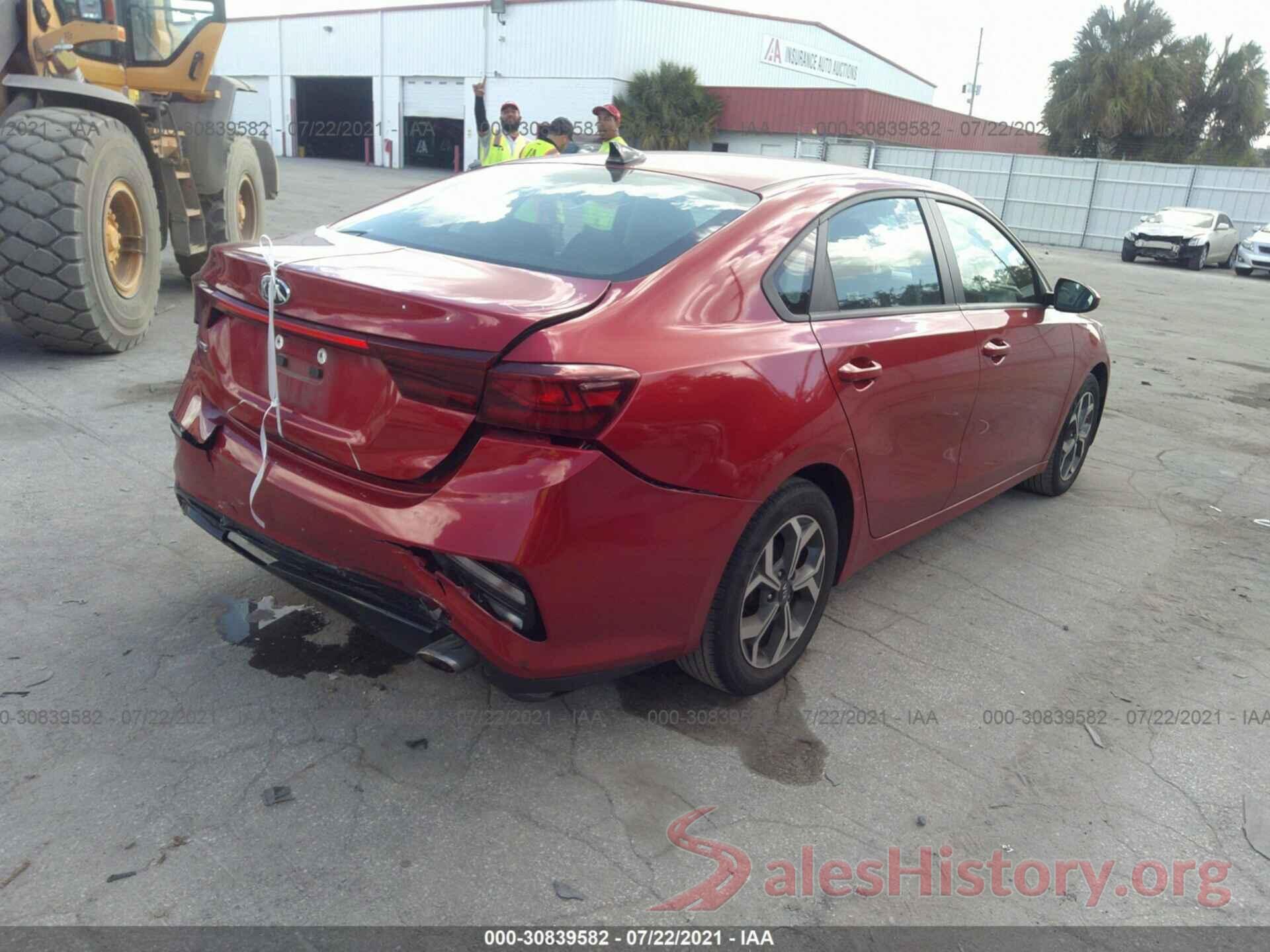 3KPF24AD3LE141900 2020 KIA FORTE