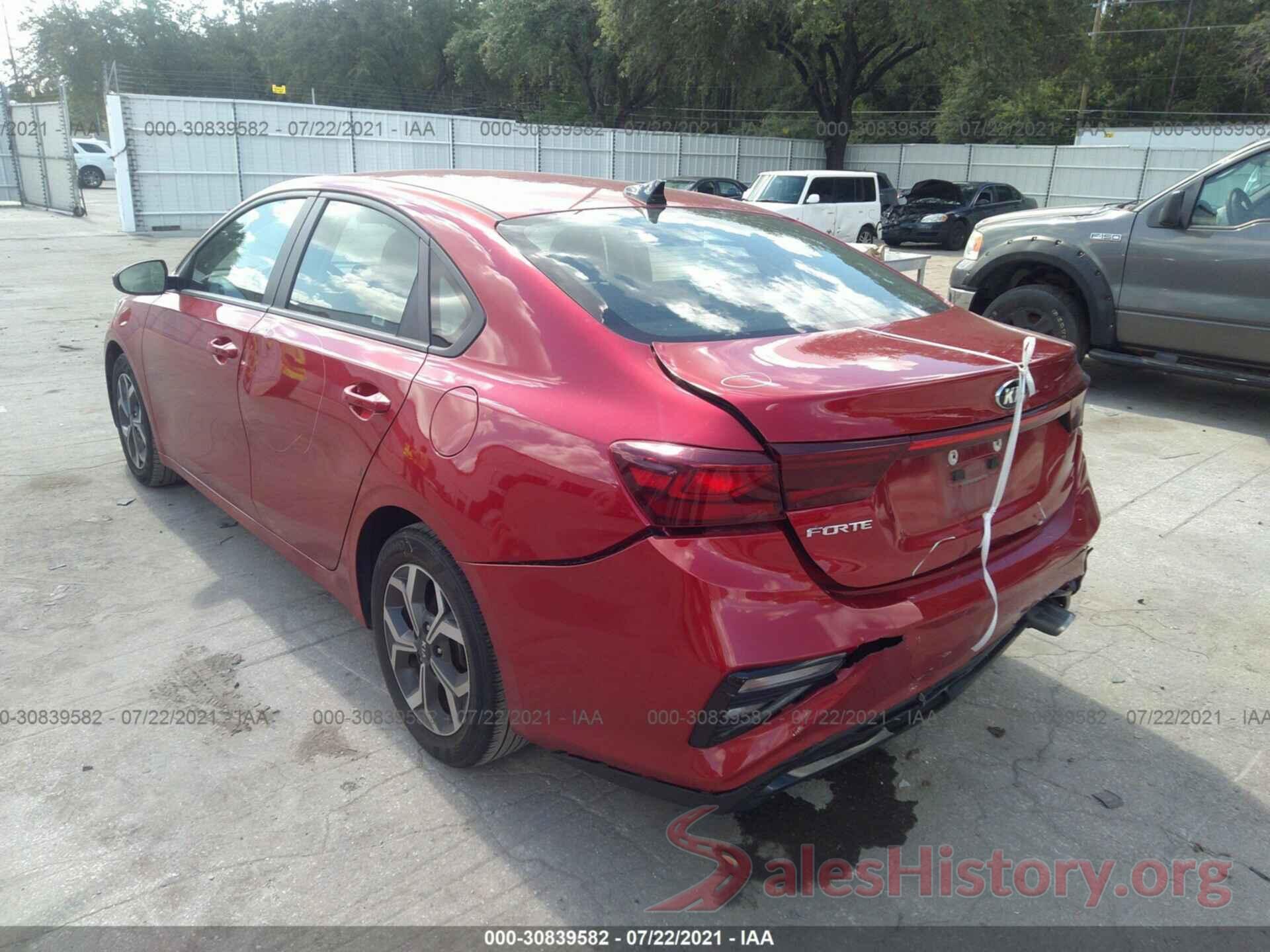 3KPF24AD3LE141900 2020 KIA FORTE