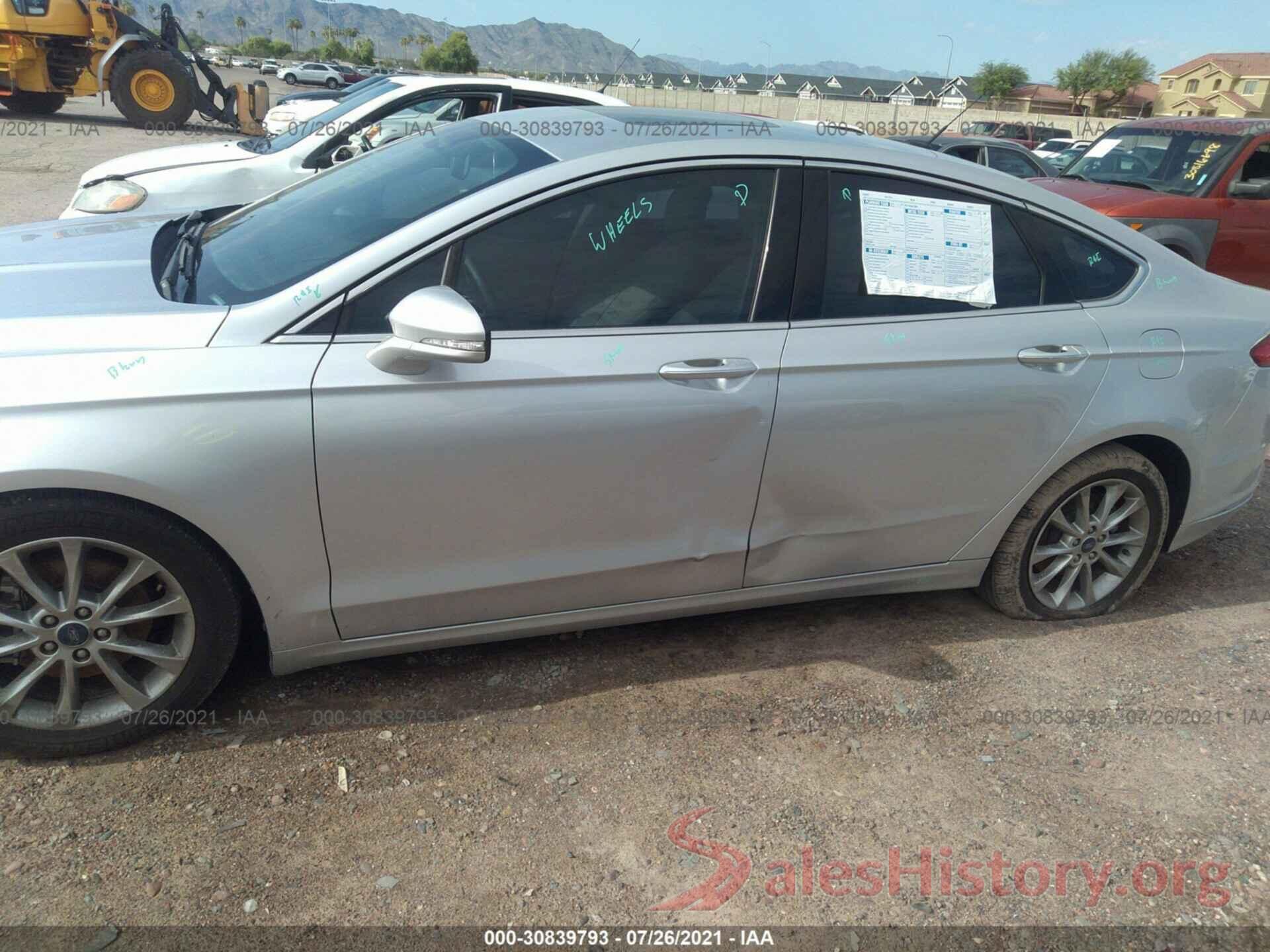 3FA6P0HD1HR159821 2017 FORD FUSION