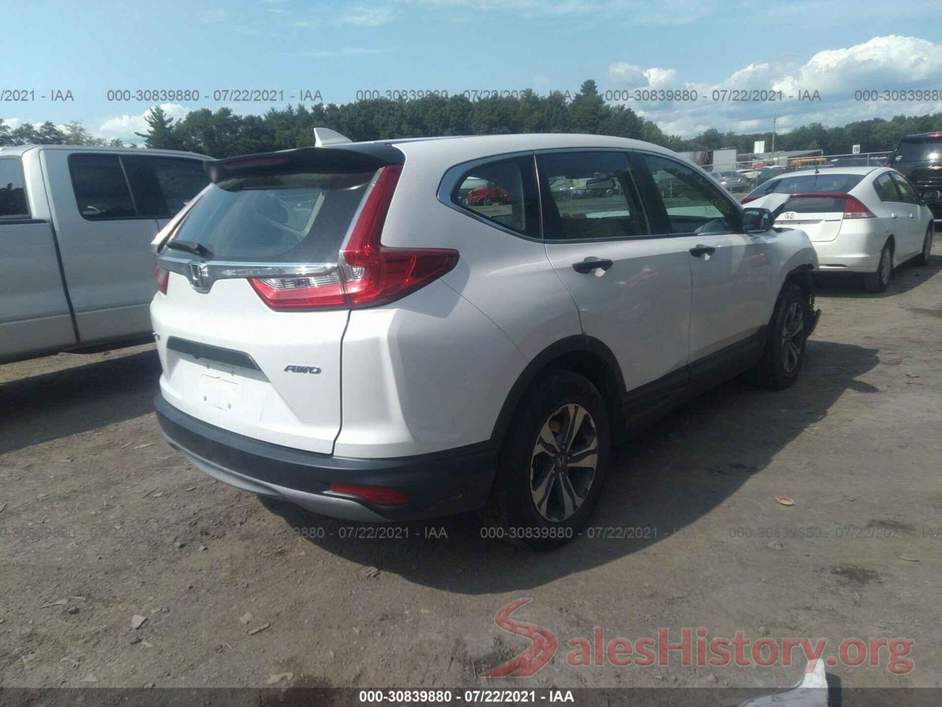 2HKRW6H38KH216062 2019 HONDA CR-V