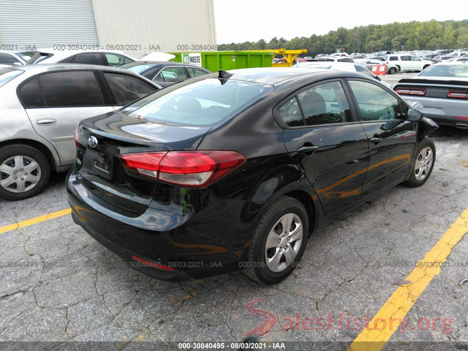 3KPFK4A75HE074993 2017 KIA FORTE