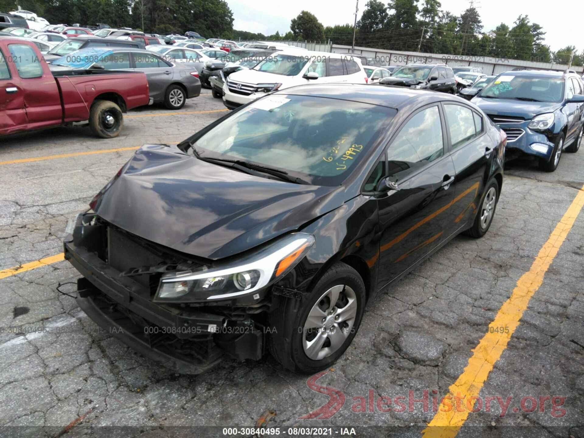 3KPFK4A75HE074993 2017 KIA FORTE