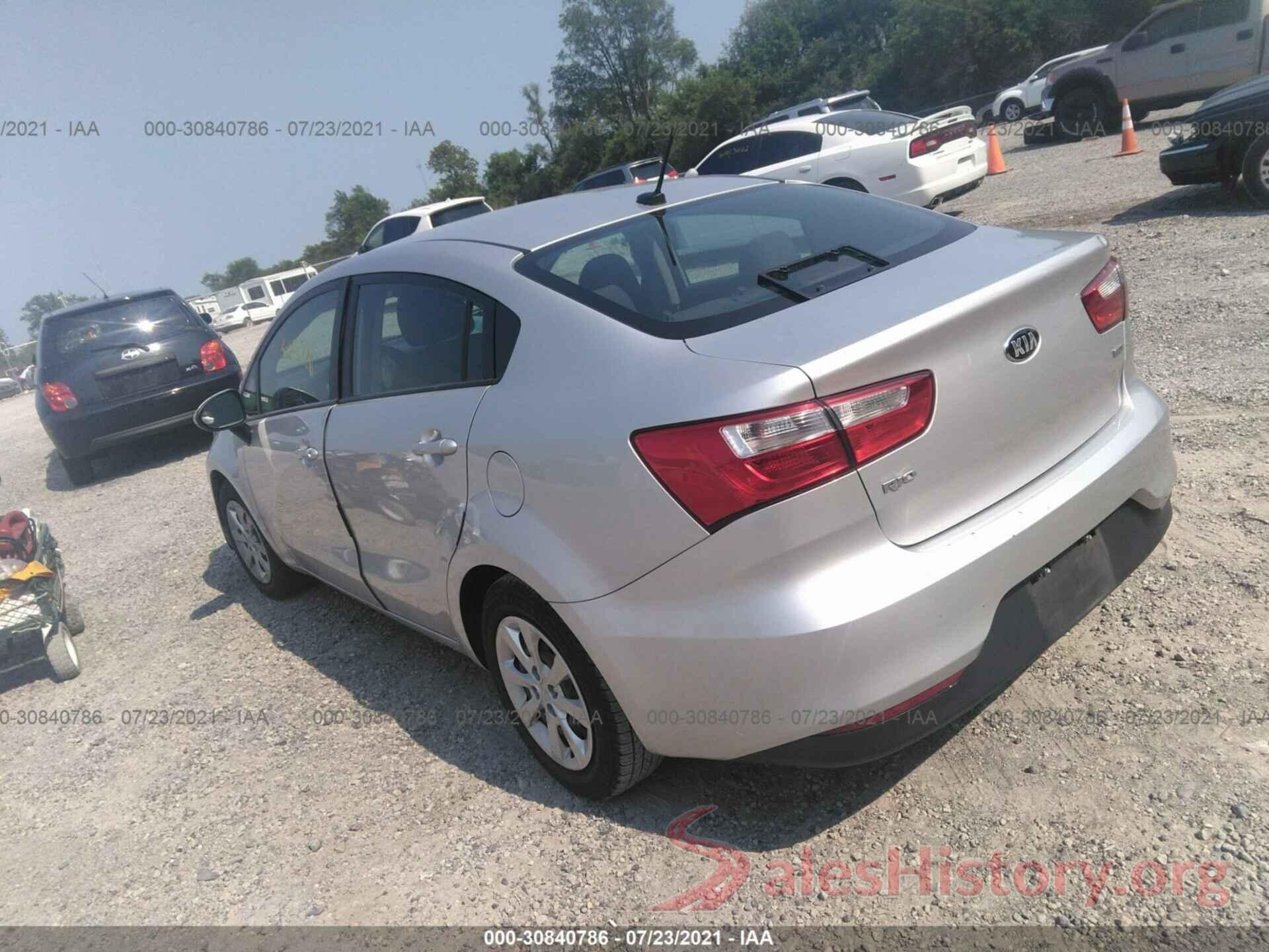 KNADM4A36G6597634 2016 KIA RIO