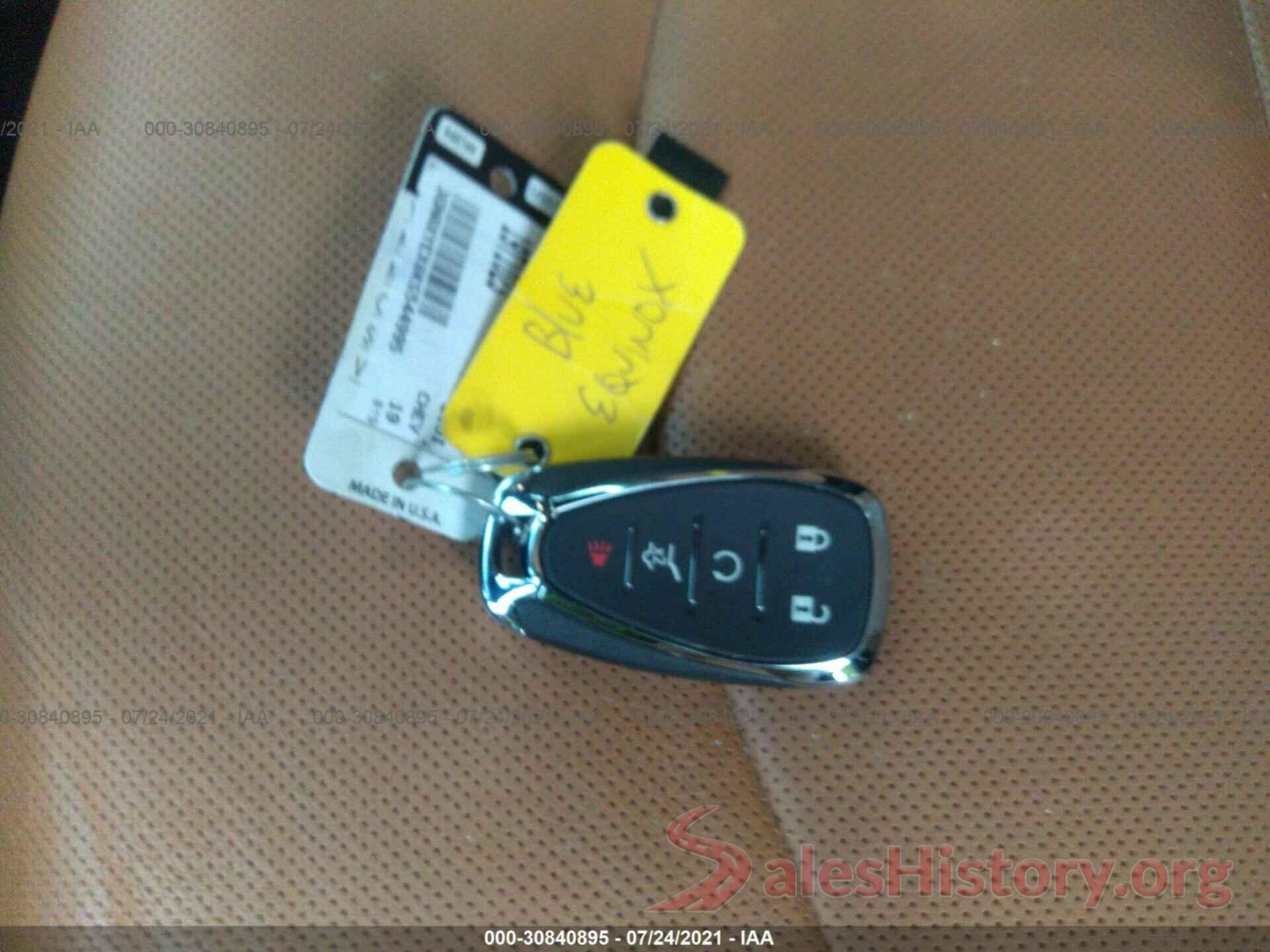 3GNAXYEX8KS544995 2019 CHEVROLET EQUINOX