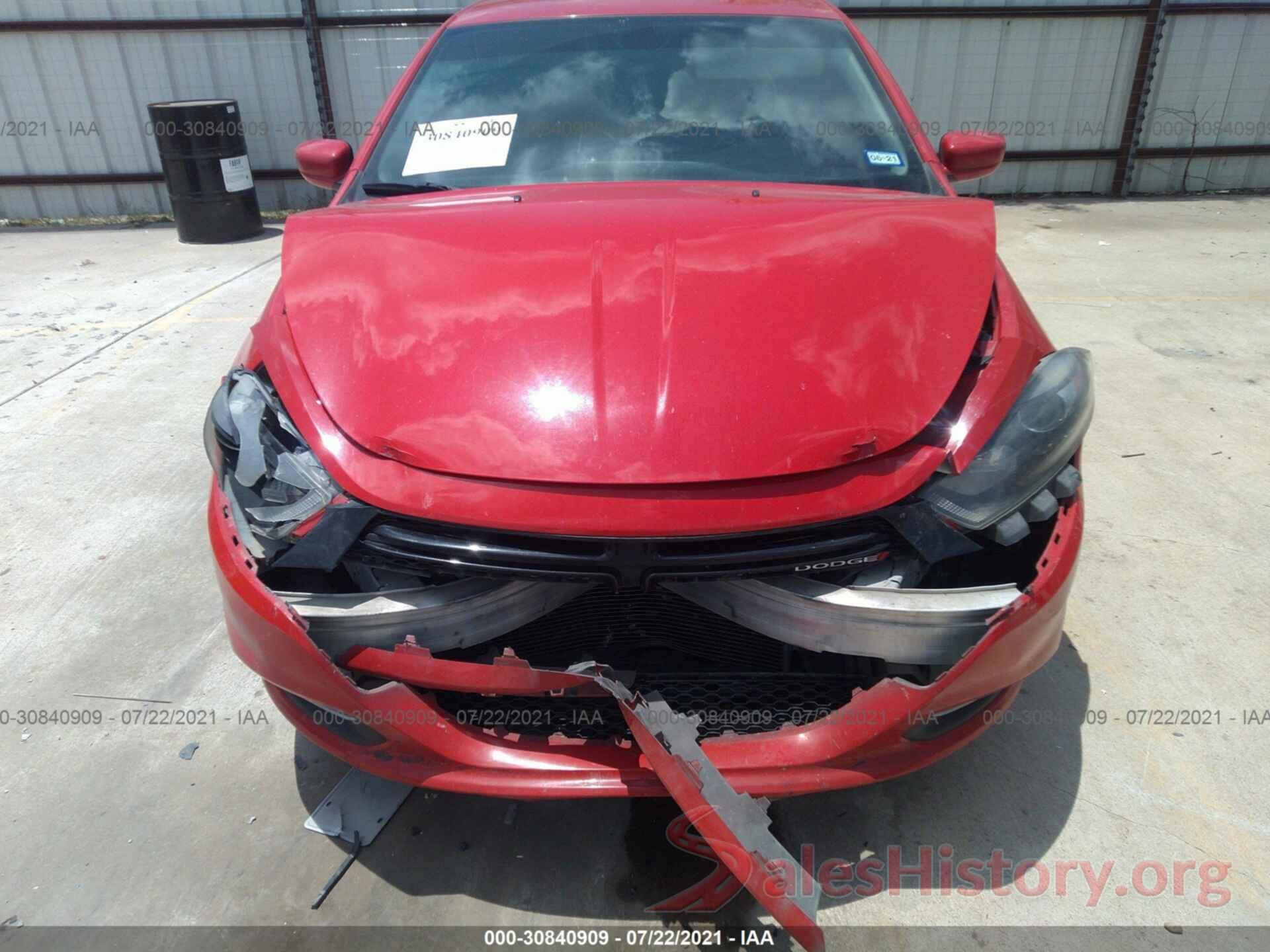 1C3CDFAA9GD623961 2016 DODGE DART