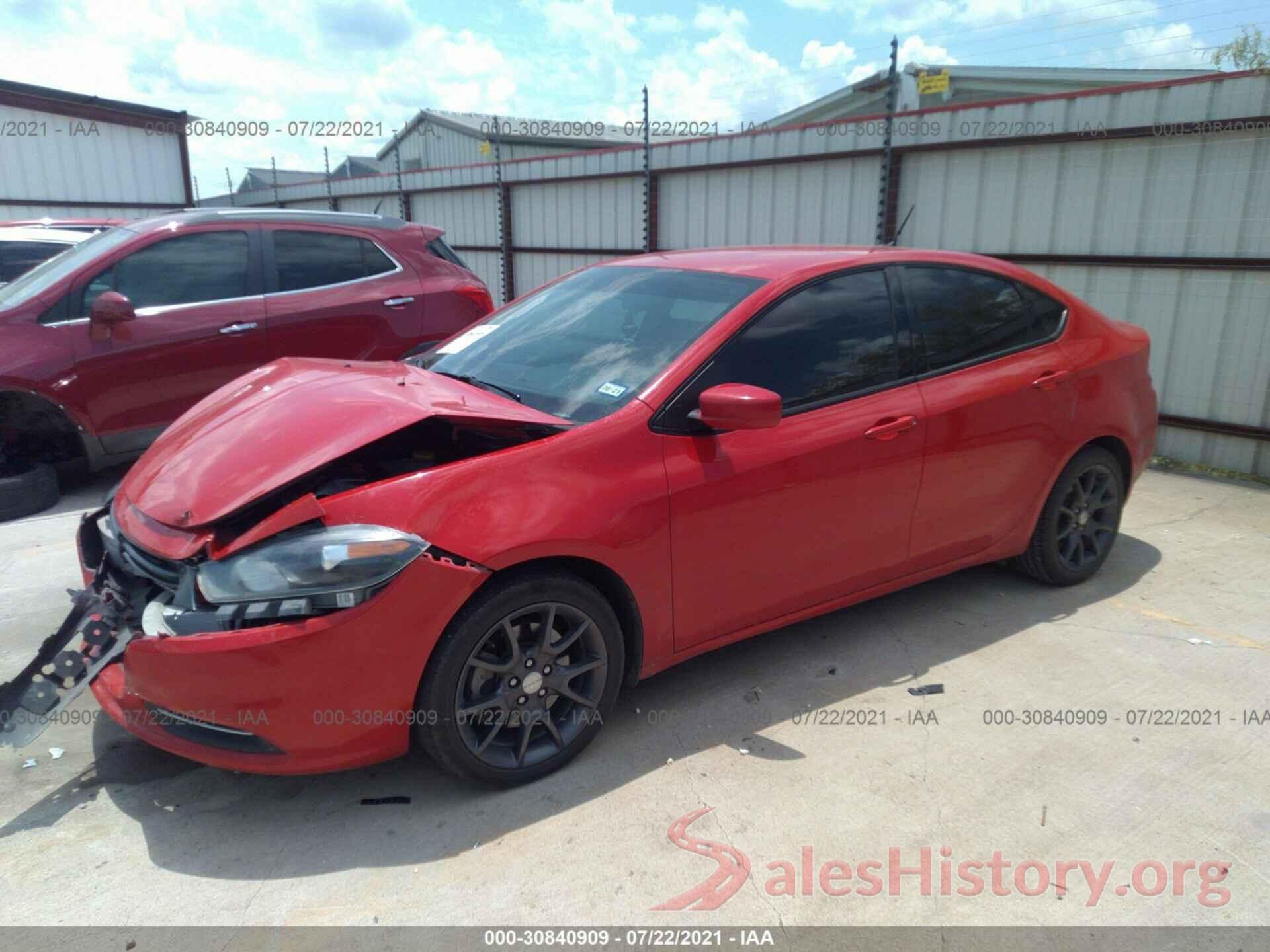 1C3CDFAA9GD623961 2016 DODGE DART