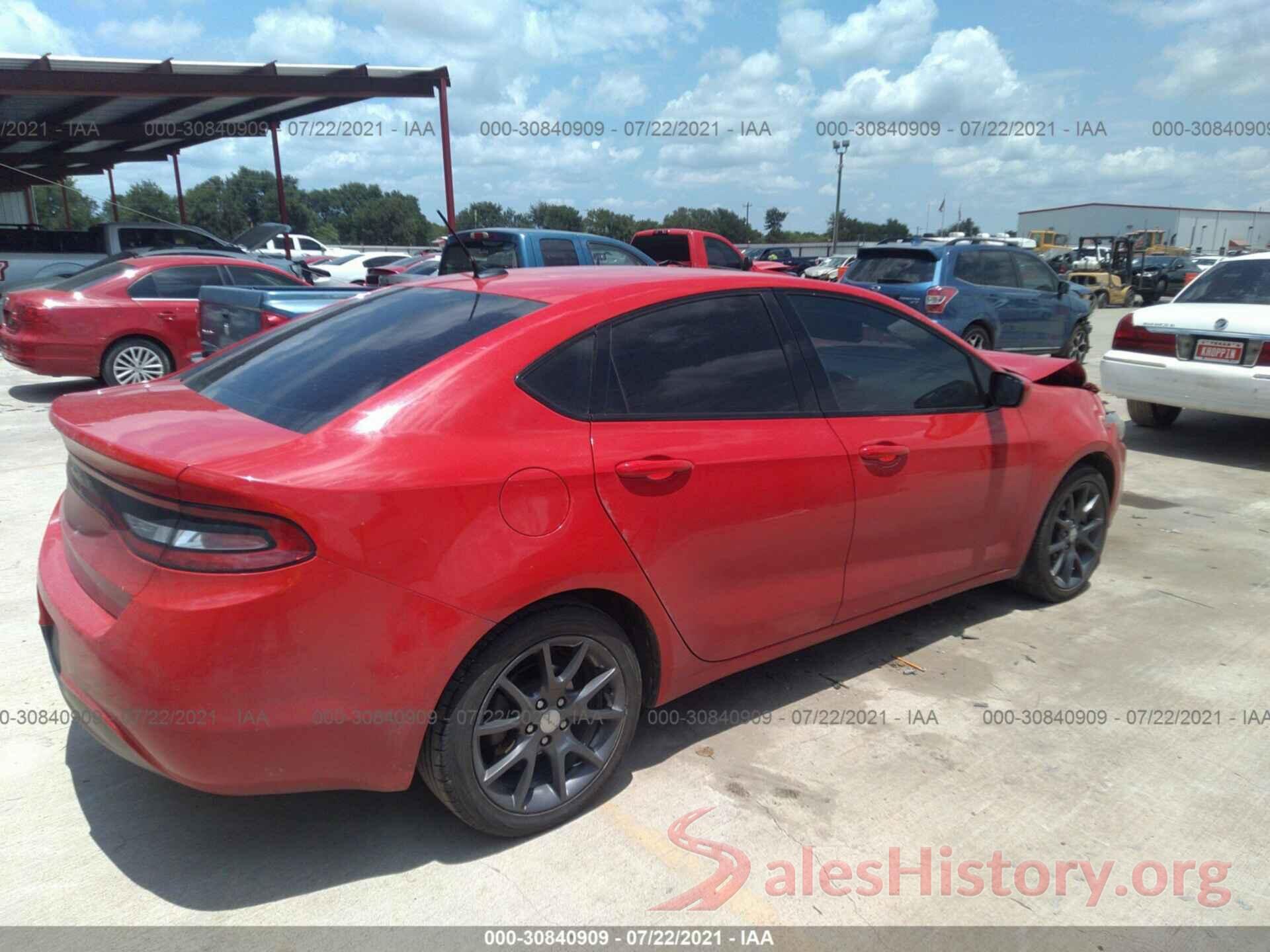 1C3CDFAA9GD623961 2016 DODGE DART