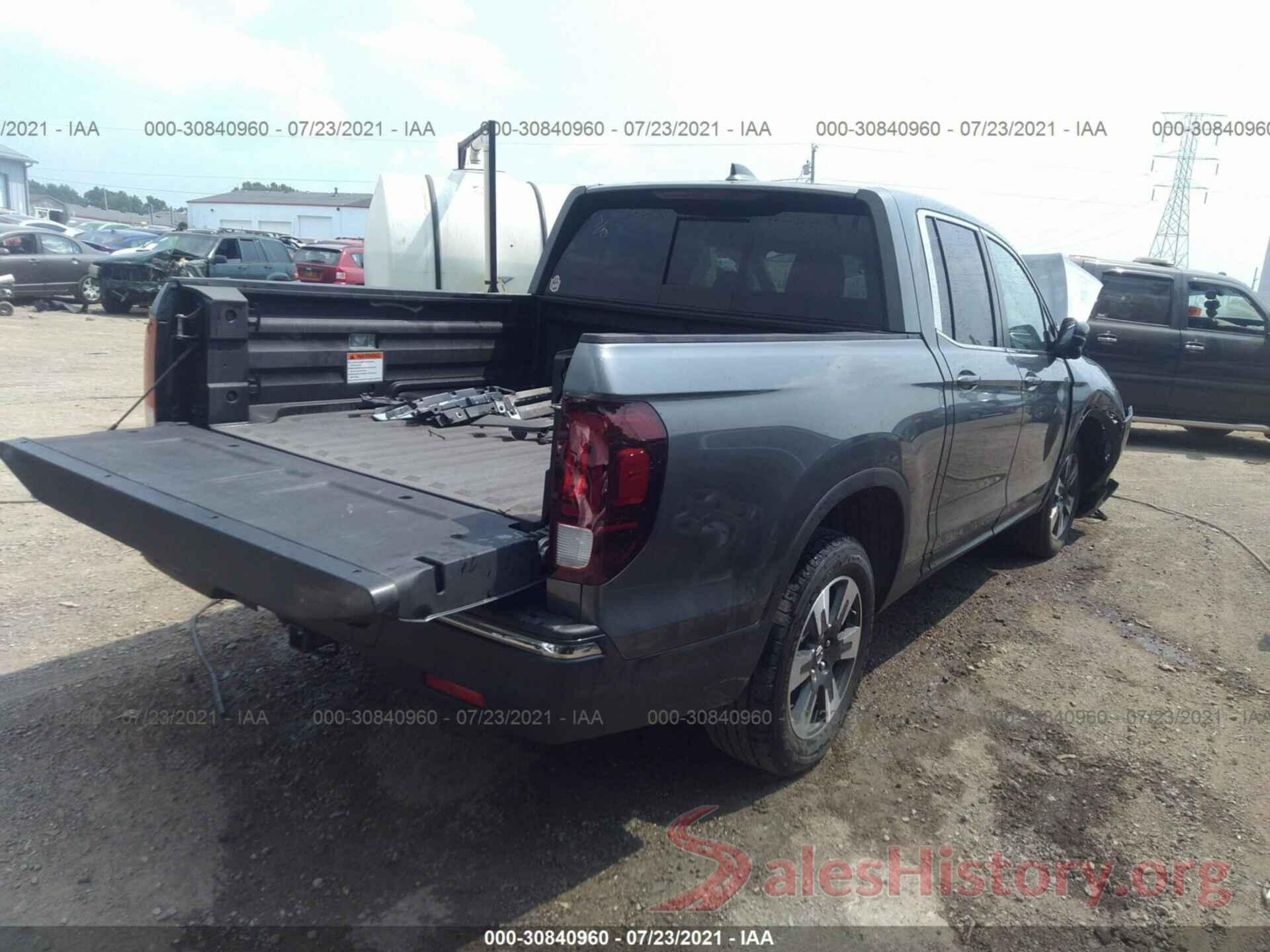 5FPYK3F69KB013500 2019 HONDA RIDGELINE