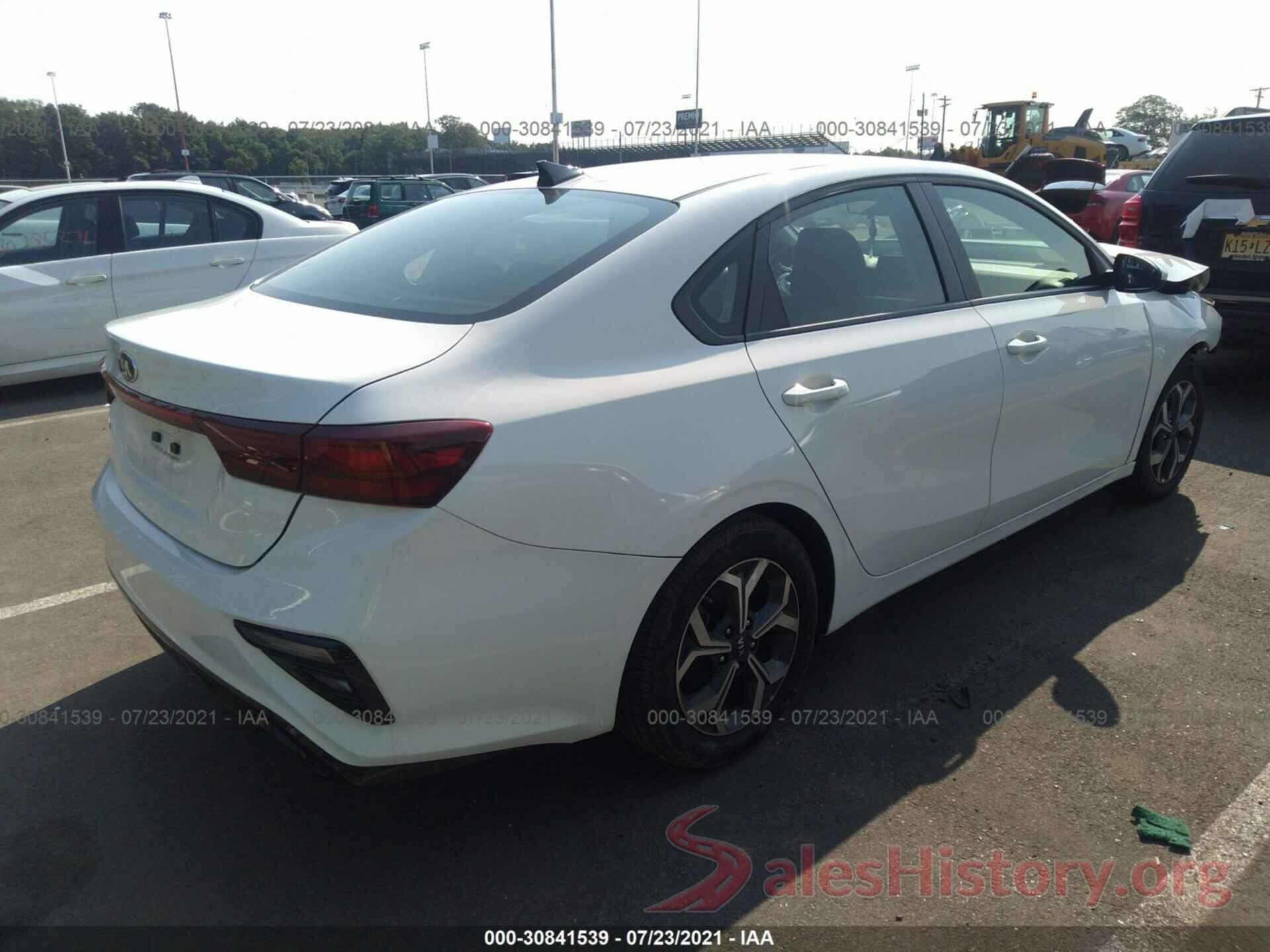 3KPF24AD1LE187287 2020 KIA FORTE