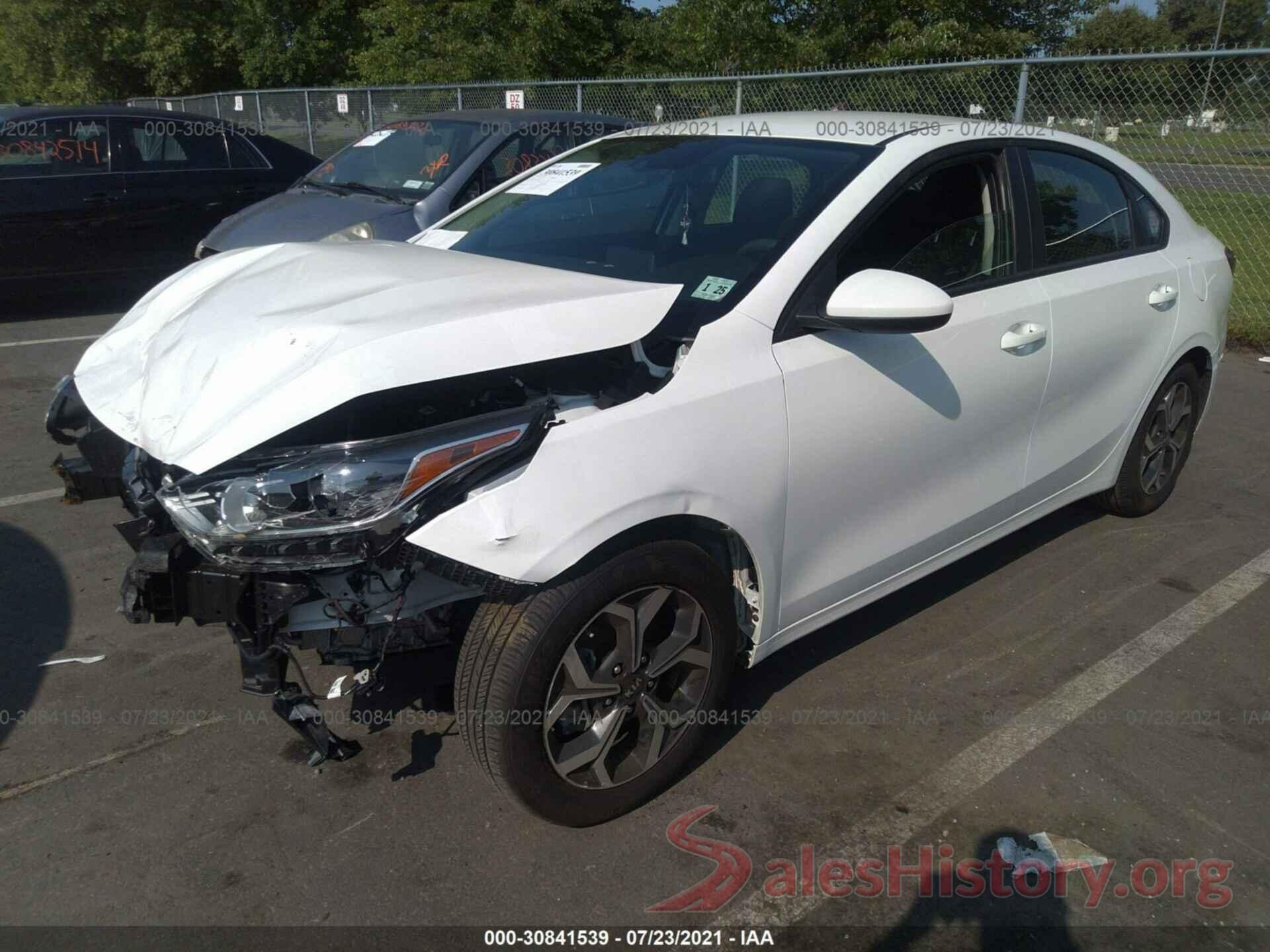 3KPF24AD1LE187287 2020 KIA FORTE