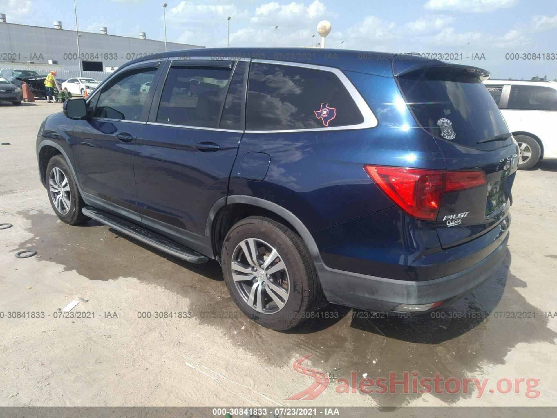 5FNYF5H31GB021836 2016 HONDA PILOT