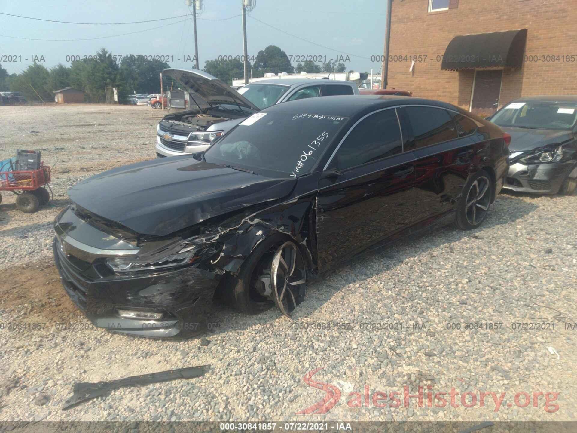 1HGCV1F36JA061355 2018 HONDA ACCORD SEDAN