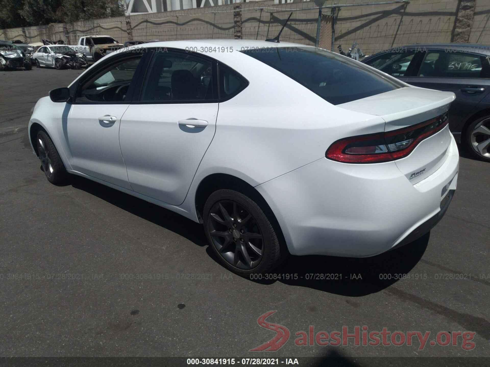 1C3CDFAA3GD607982 2016 DODGE DART