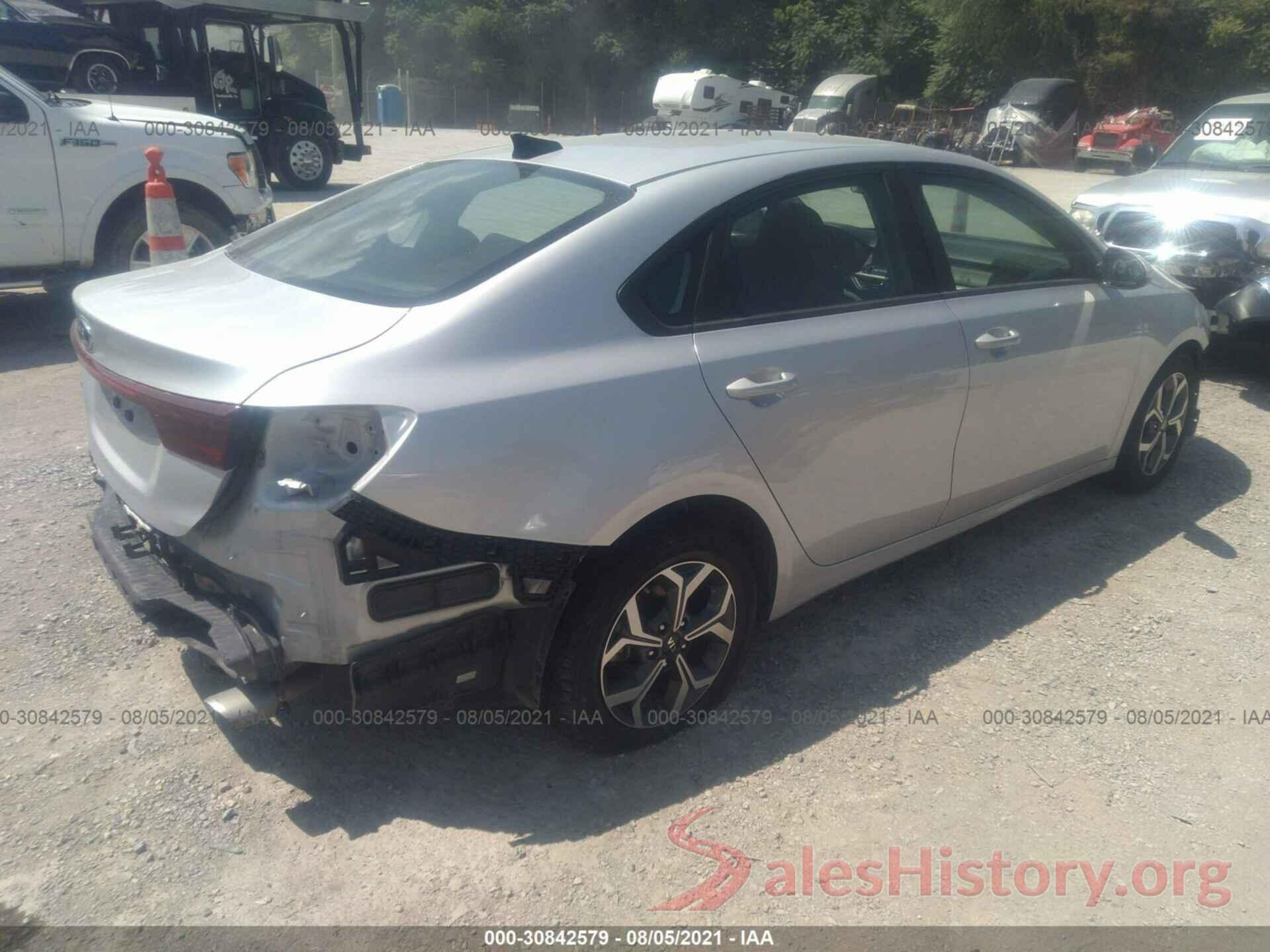 3KPF24AD7LE205839 2020 KIA FORTE