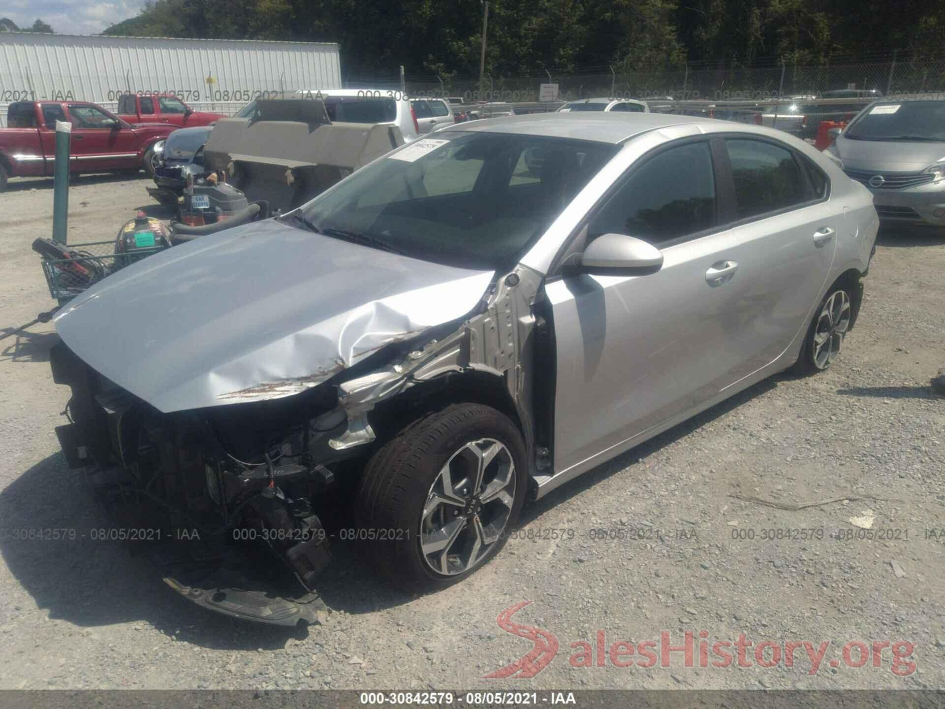 3KPF24AD7LE205839 2020 KIA FORTE