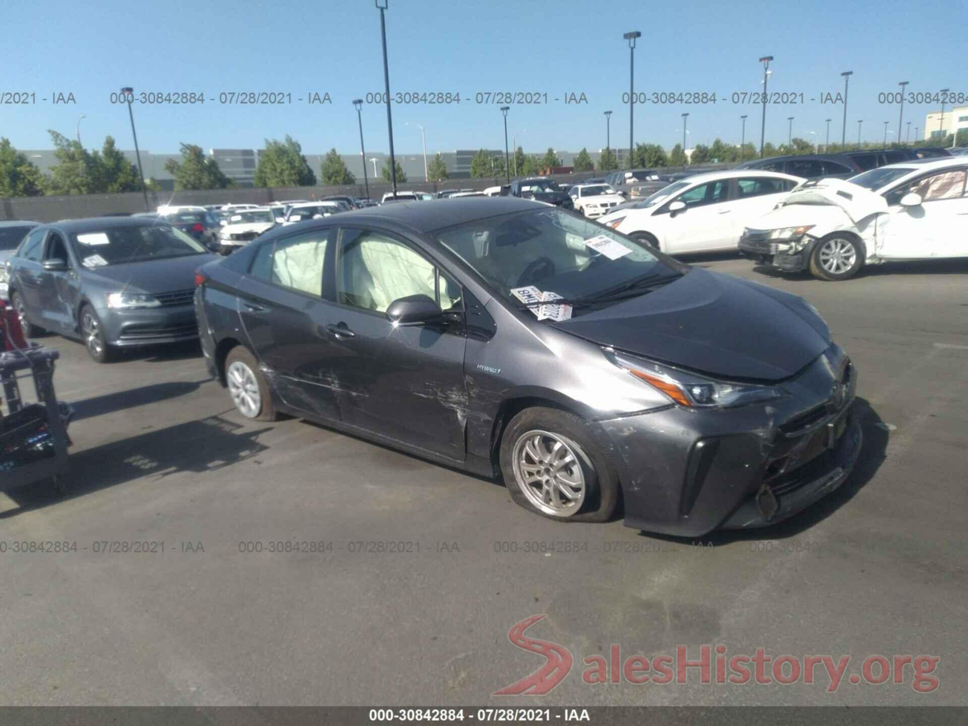 JTDKARFU5K3084841 2019 TOYOTA PRIUS