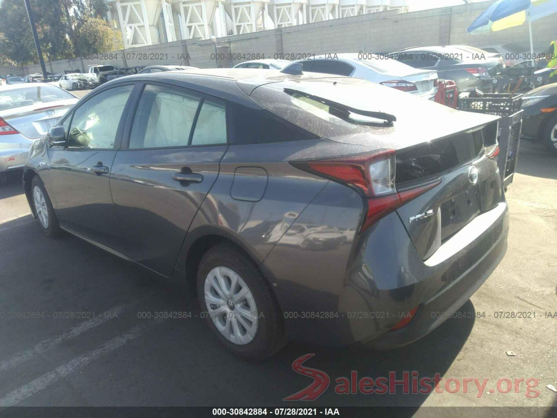 JTDKARFU5K3084841 2019 TOYOTA PRIUS