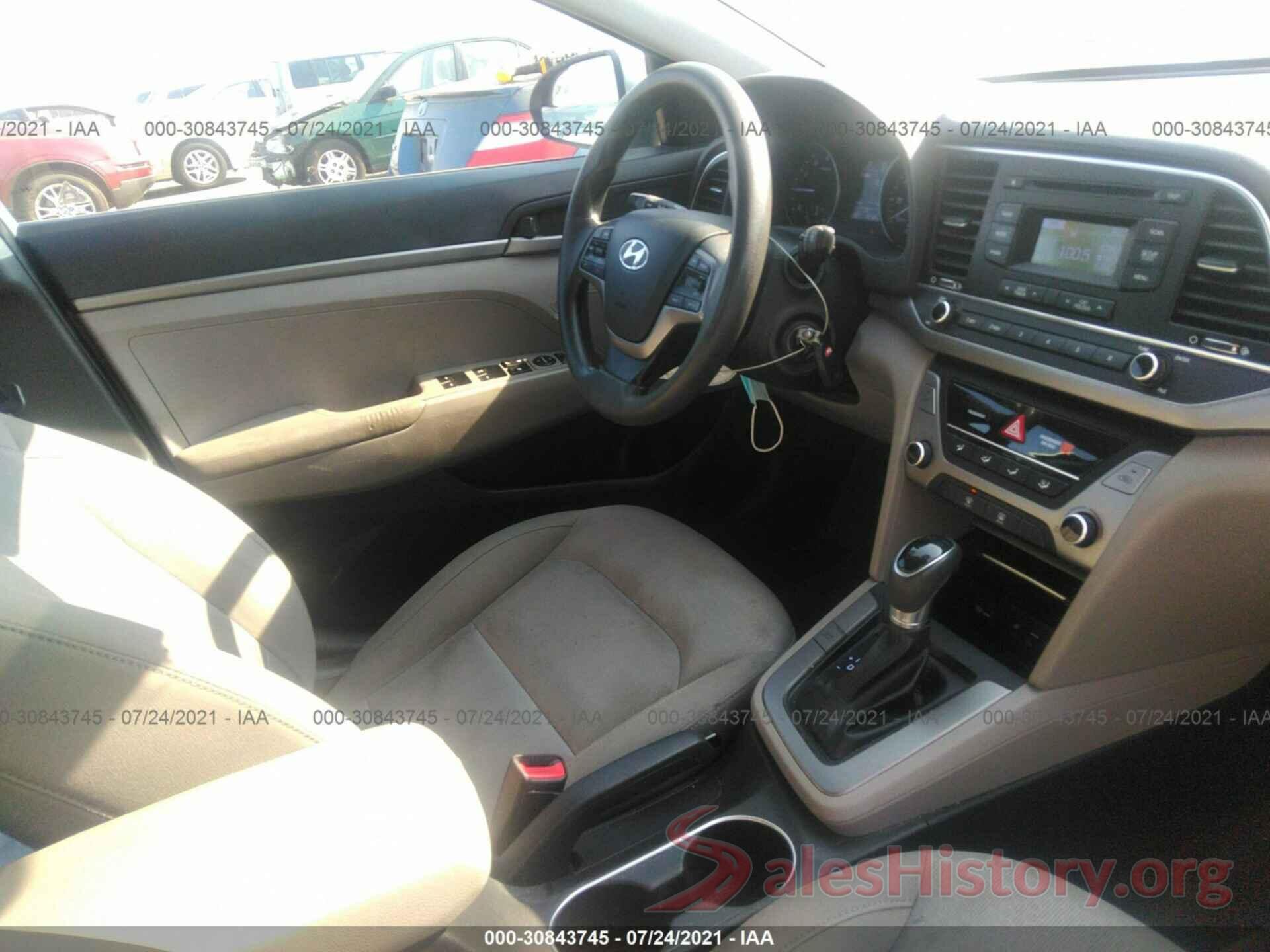 KMHD74LF6HU372138 2017 HYUNDAI ELANTRA