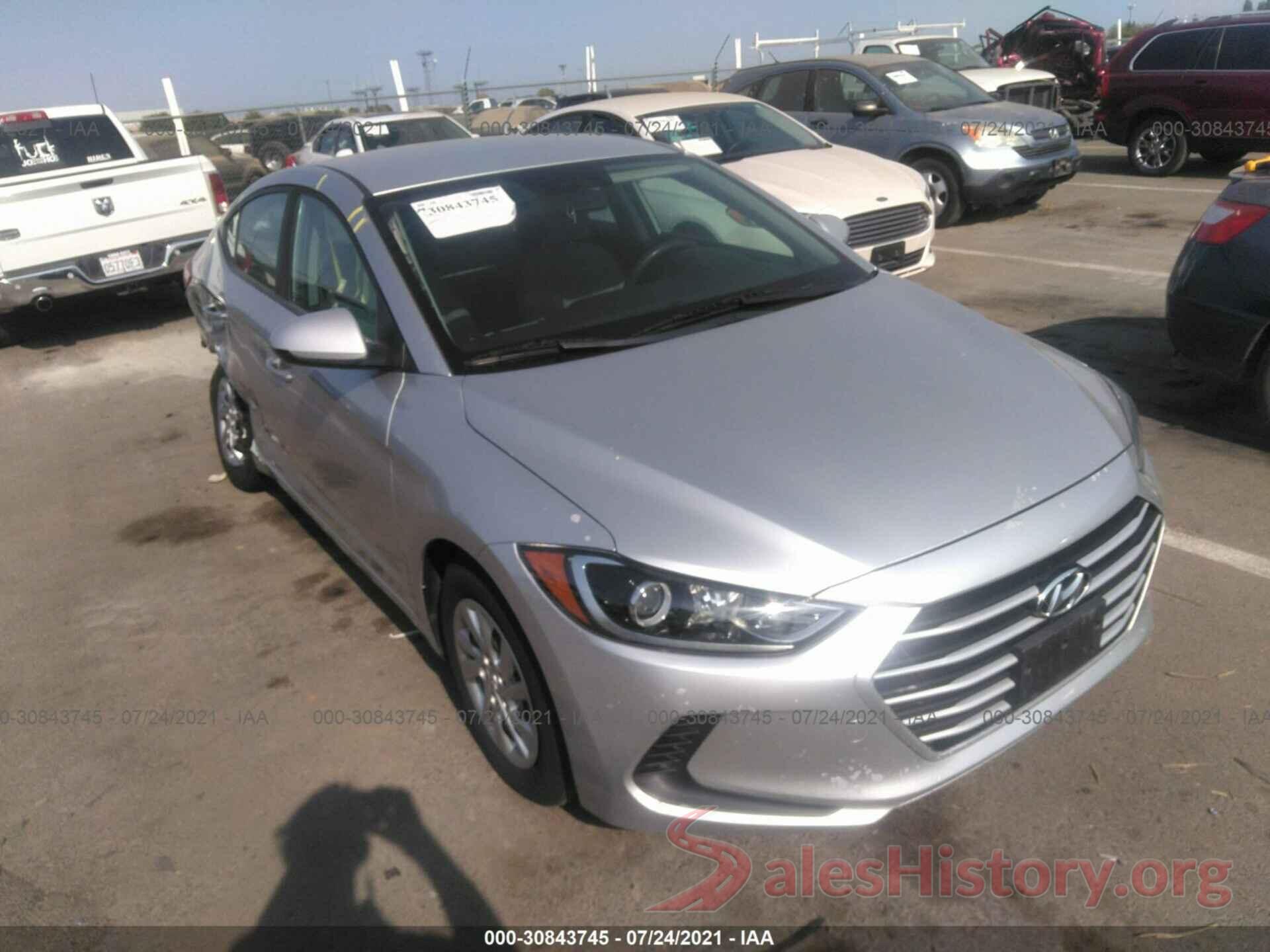 KMHD74LF6HU372138 2017 HYUNDAI ELANTRA