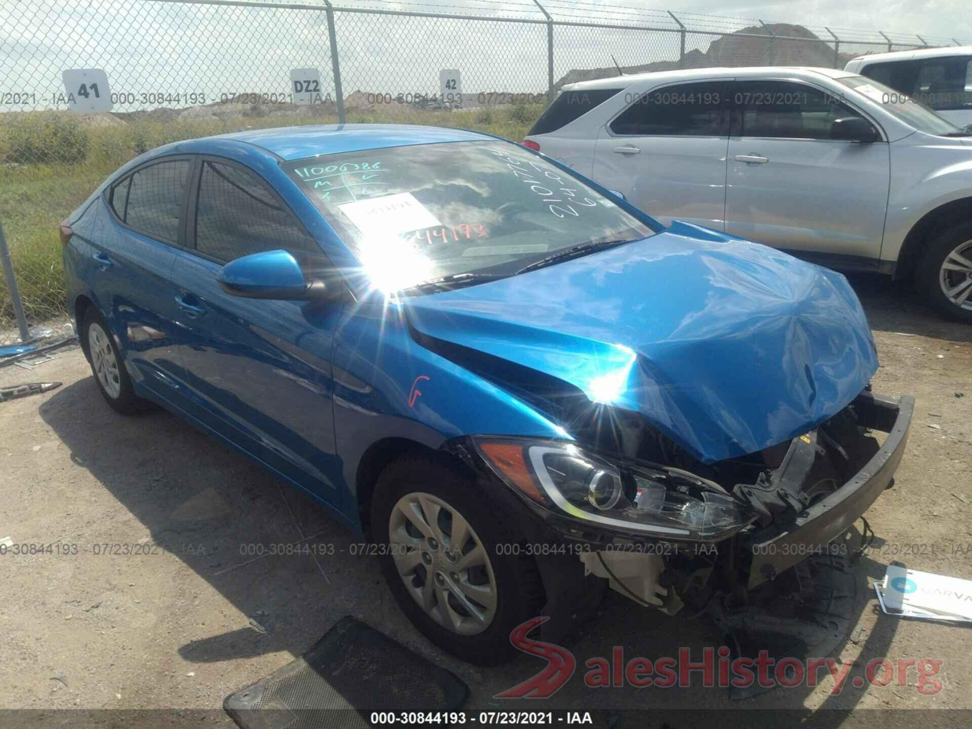 KMHD74LF8HU409657 2017 HYUNDAI ELANTRA