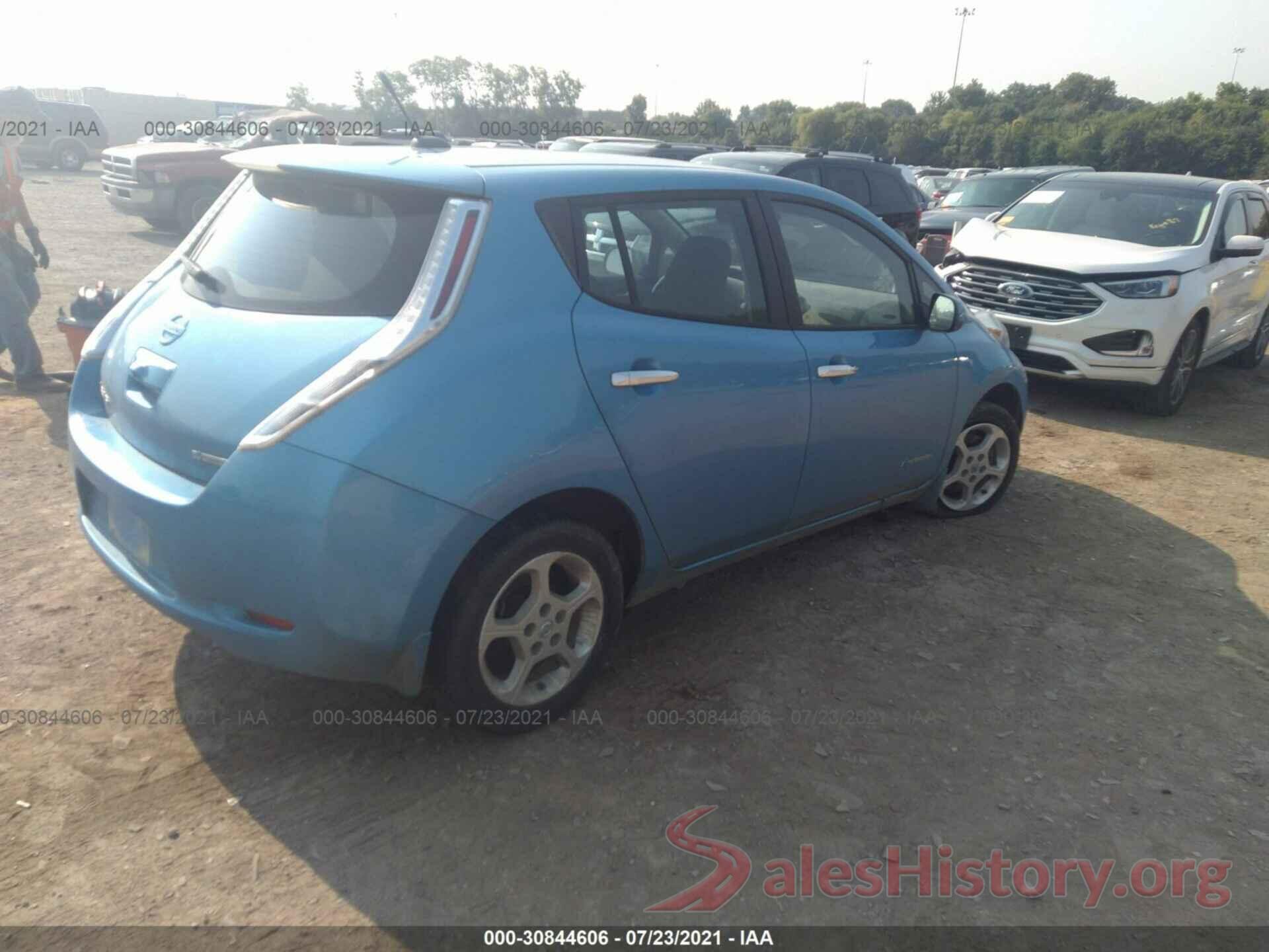 1N4AZ0CP3EC340578 2014 NISSAN LEAF