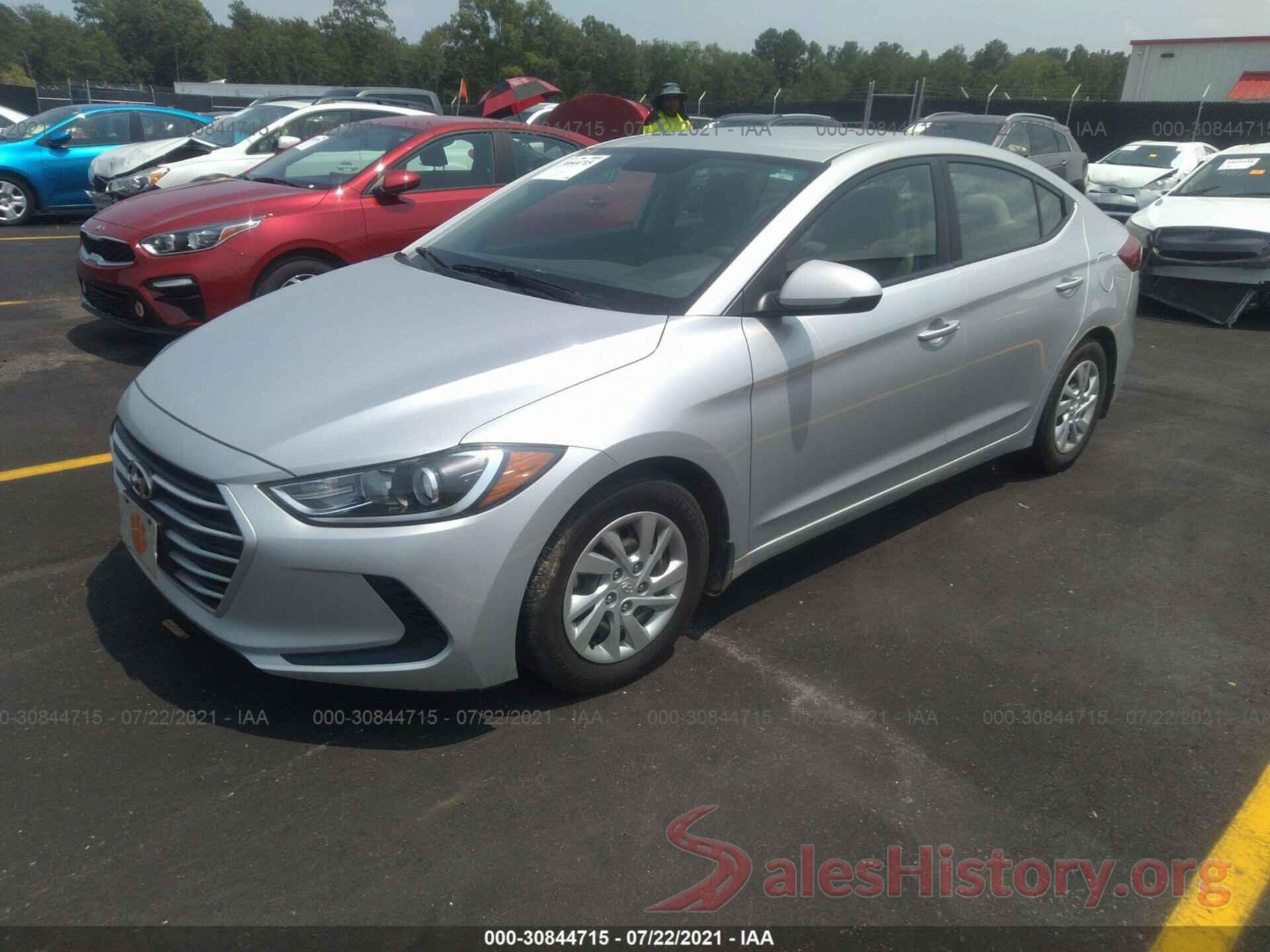 5NPD74LF4JH232576 2018 HYUNDAI ELANTRA